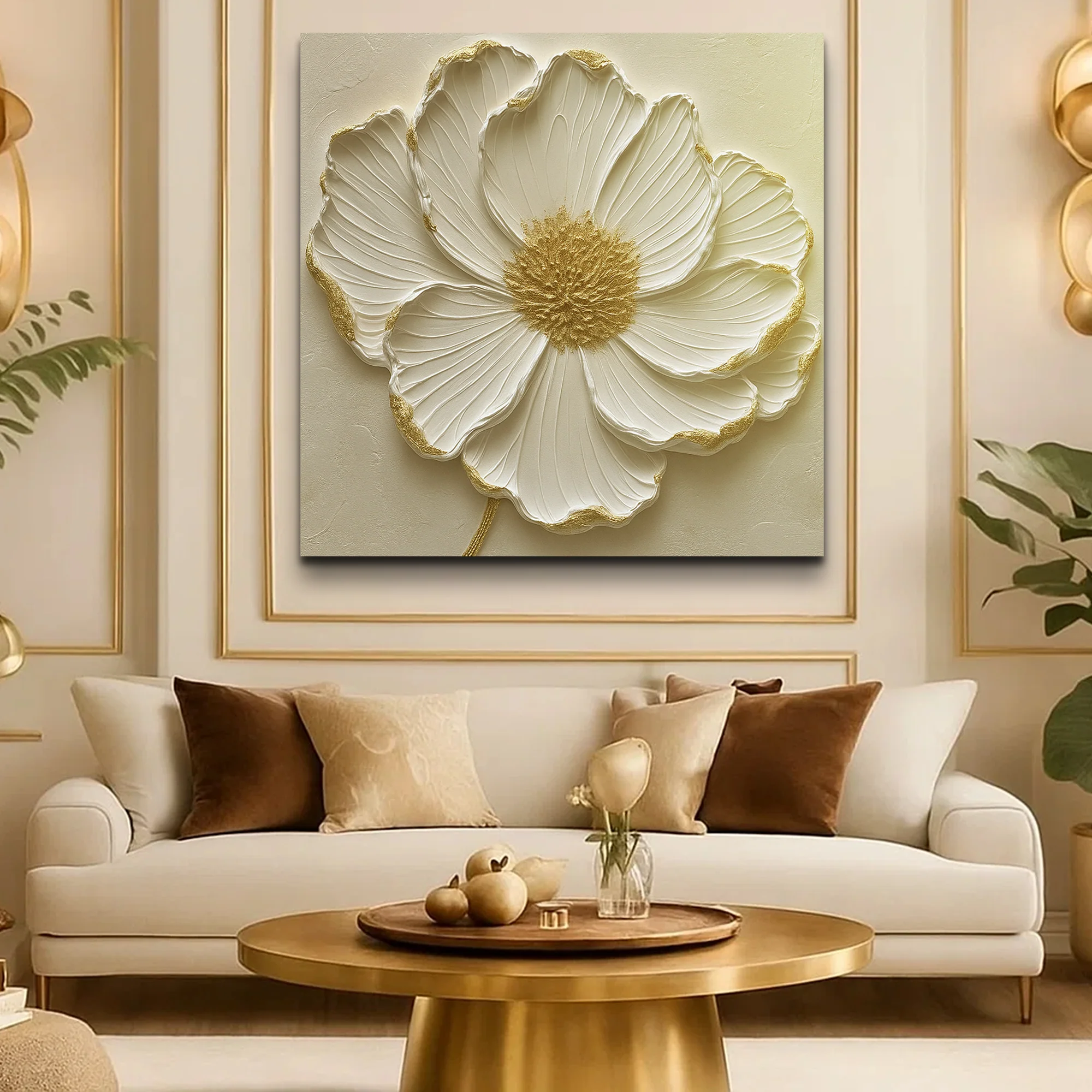 Modern Abstract Flower Wall Art - Image 5