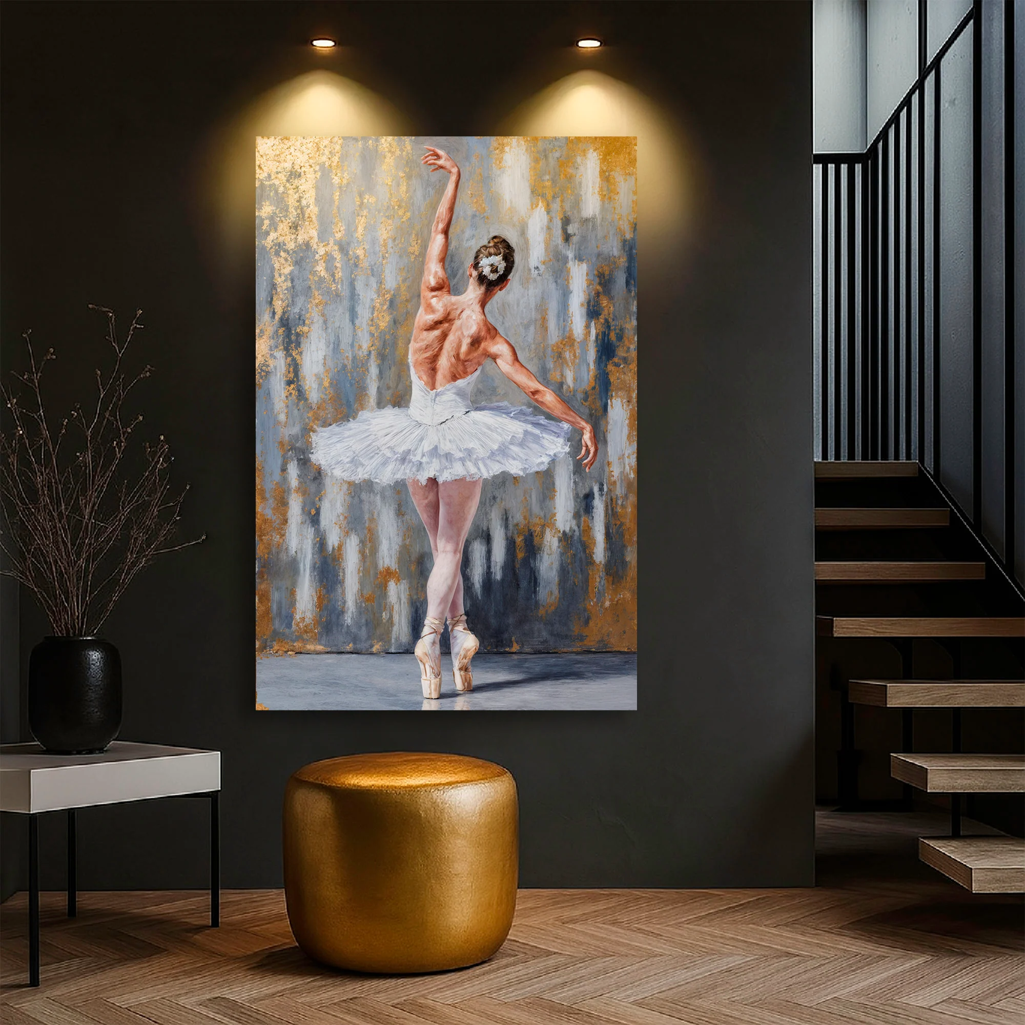 Modern Ballet Elegance Wall Art - Image 3