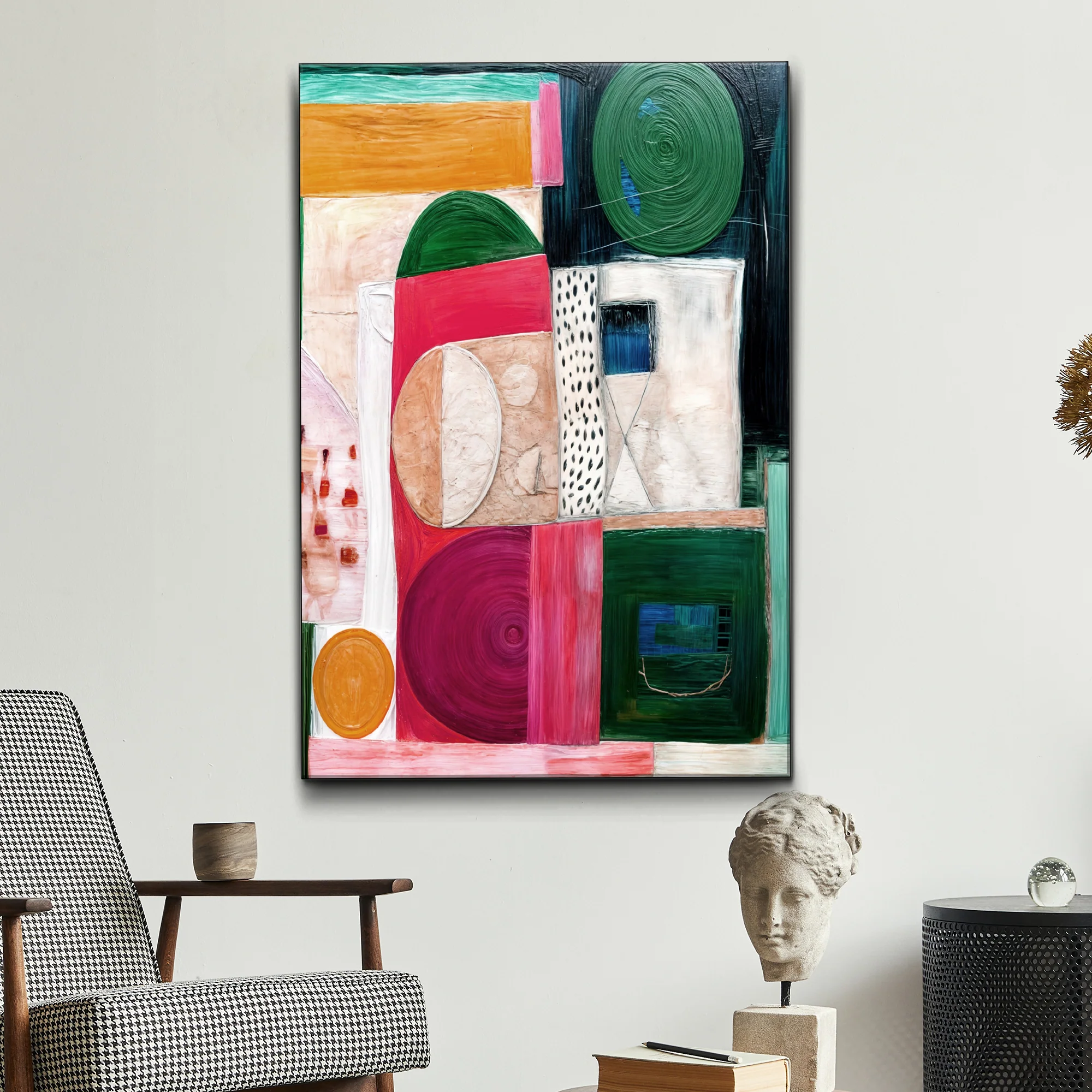 Modern Geometric Patterns Wall Art - Image 2