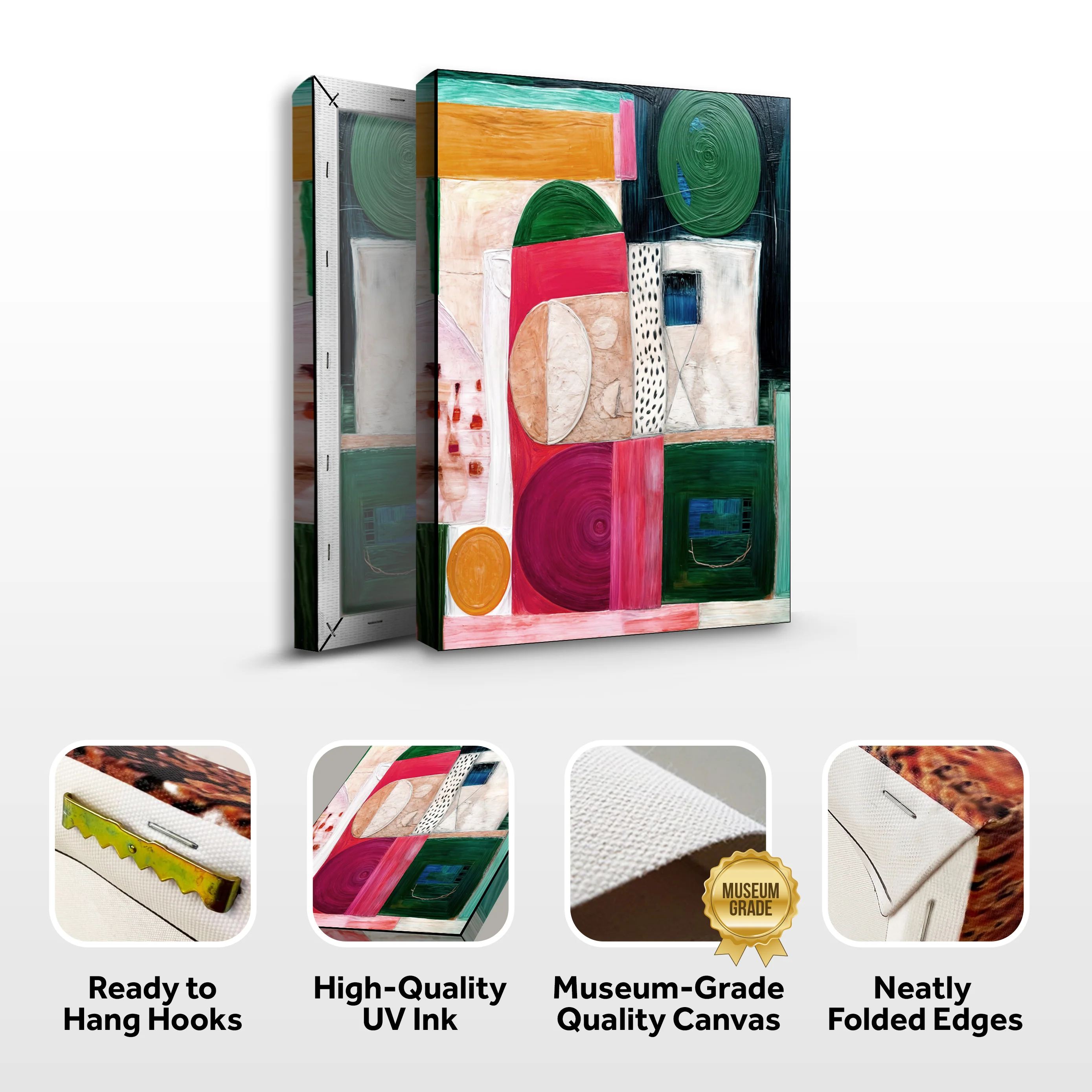 Modern Geometric Patterns Wall Art - Image 4