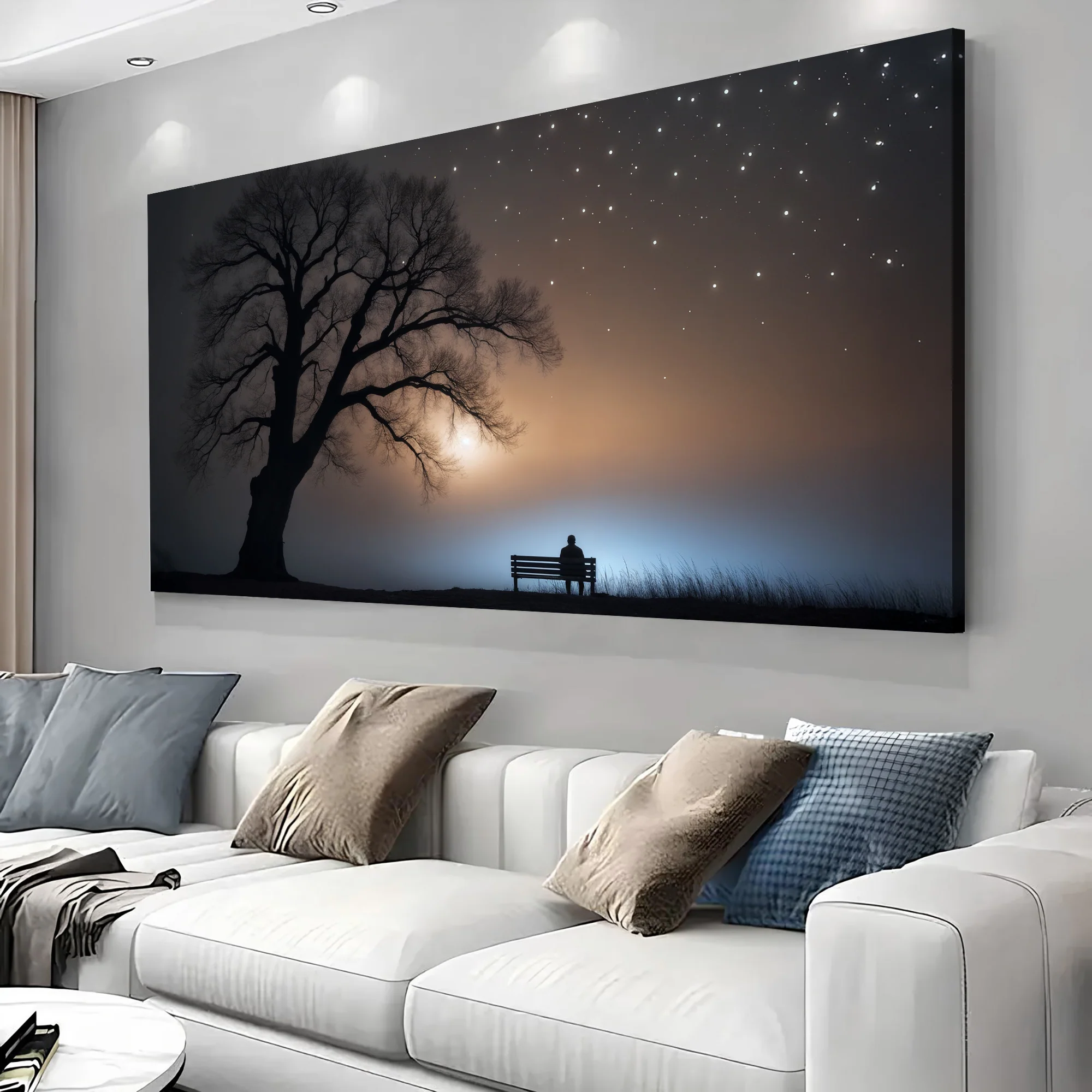 Modern Nature Scenery Wall Art - Image 4