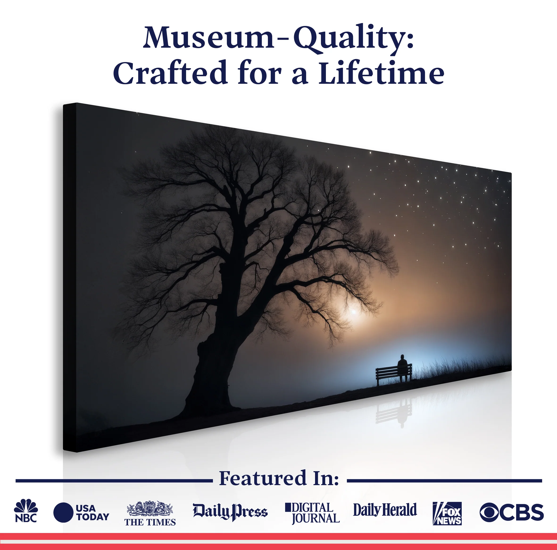 Modern Nature Scenery Wall Art - Image 6