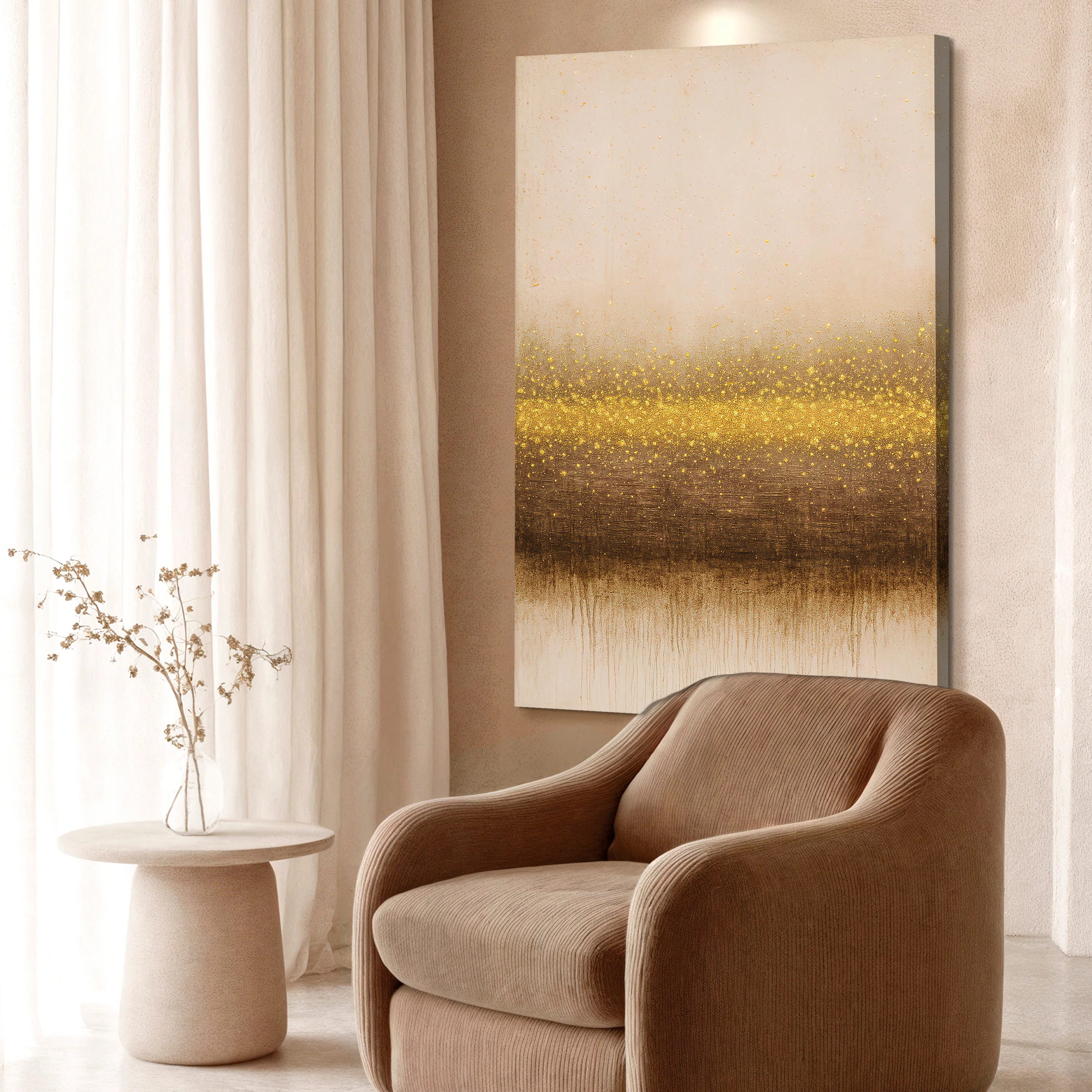Modern Neutral-tone Wall Art - Image 2