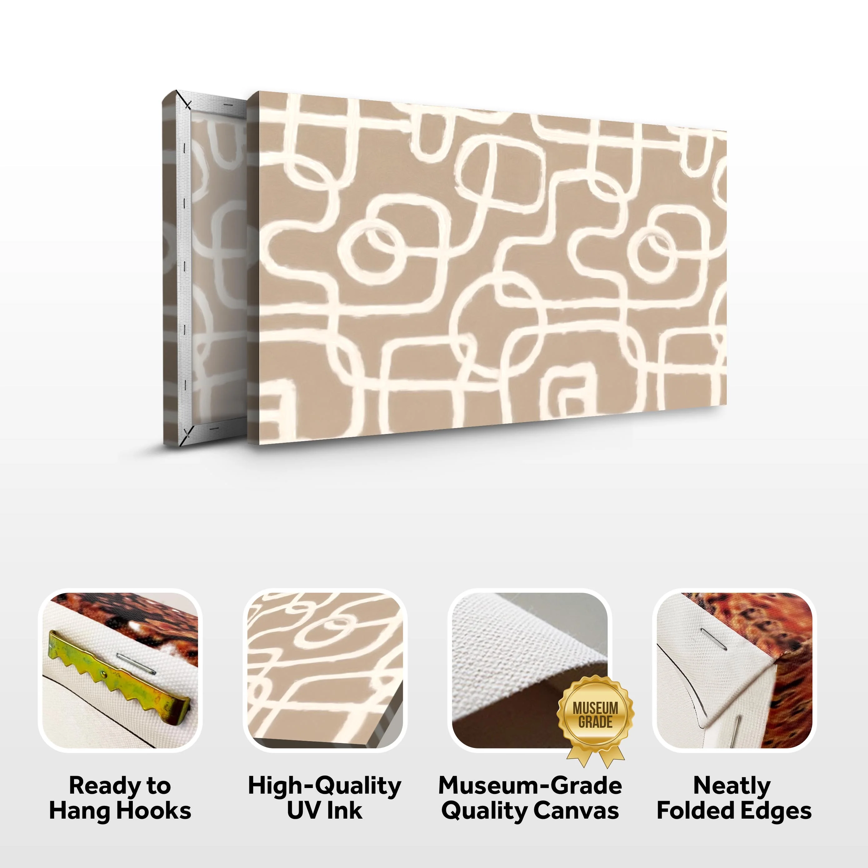 Modern Simple Lines Wall Art - Image 3