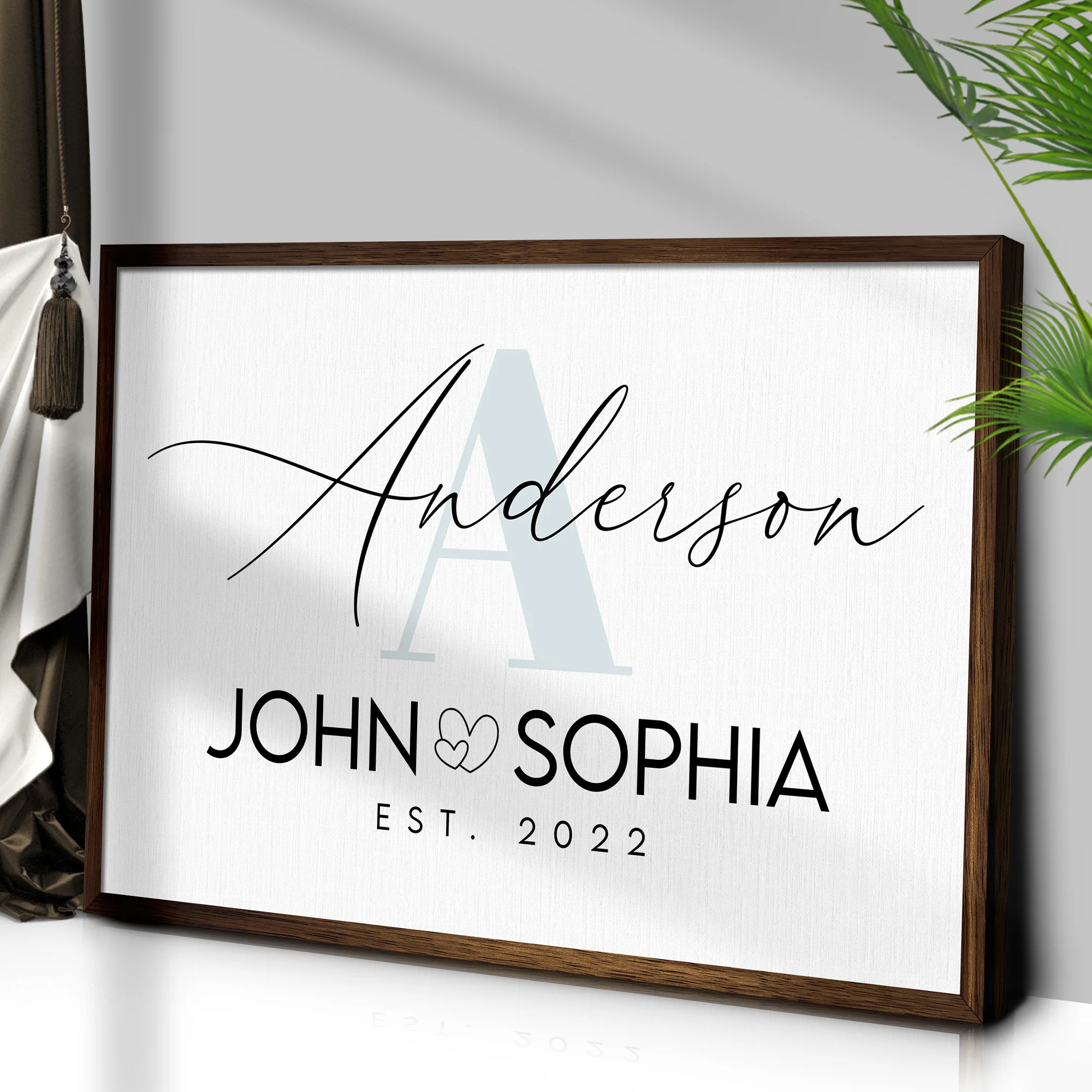 Monogram Couple Sign - Image 3