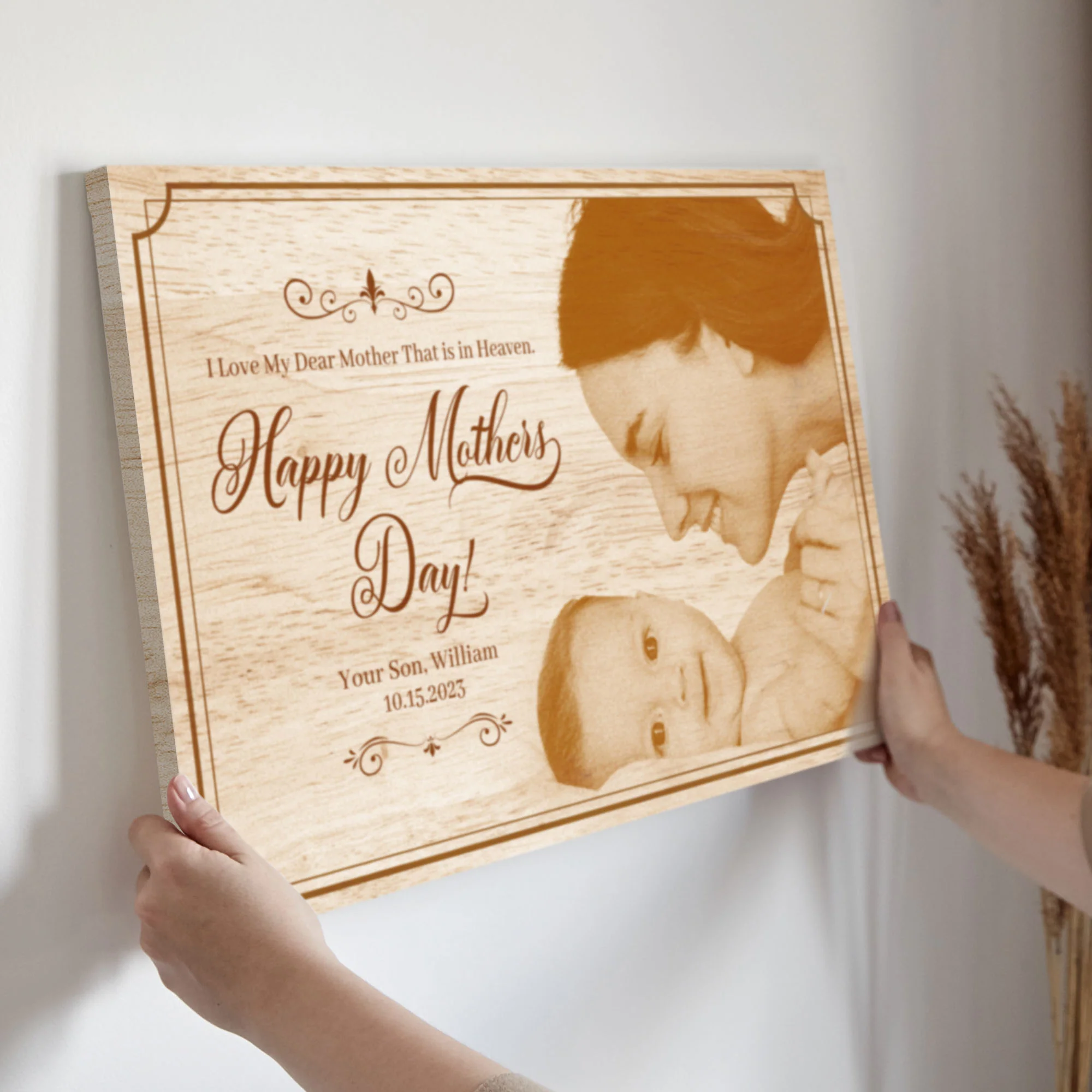 Mother's Day Sign Dear Mother In Heaven - Image 2