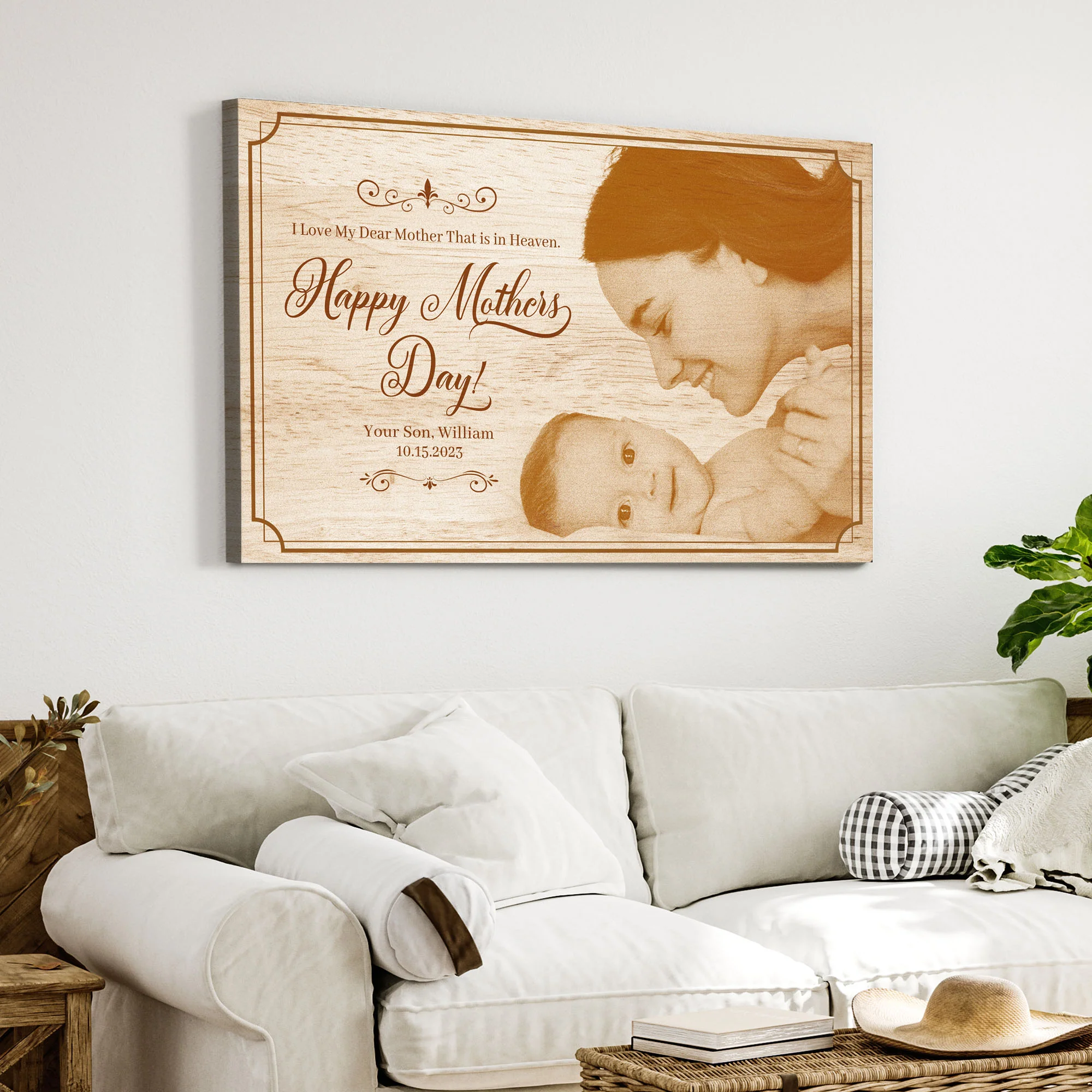 Mother's Day Sign Dear Mother In Heaven - Image 3