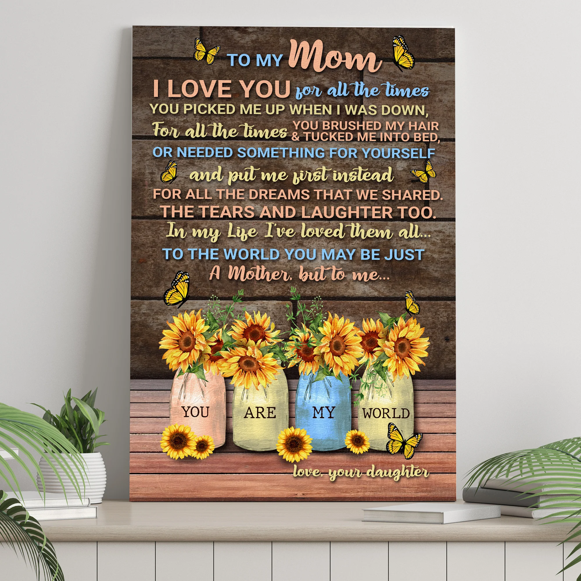 Mother's Day Sign To Me You Are My World - Image 2
