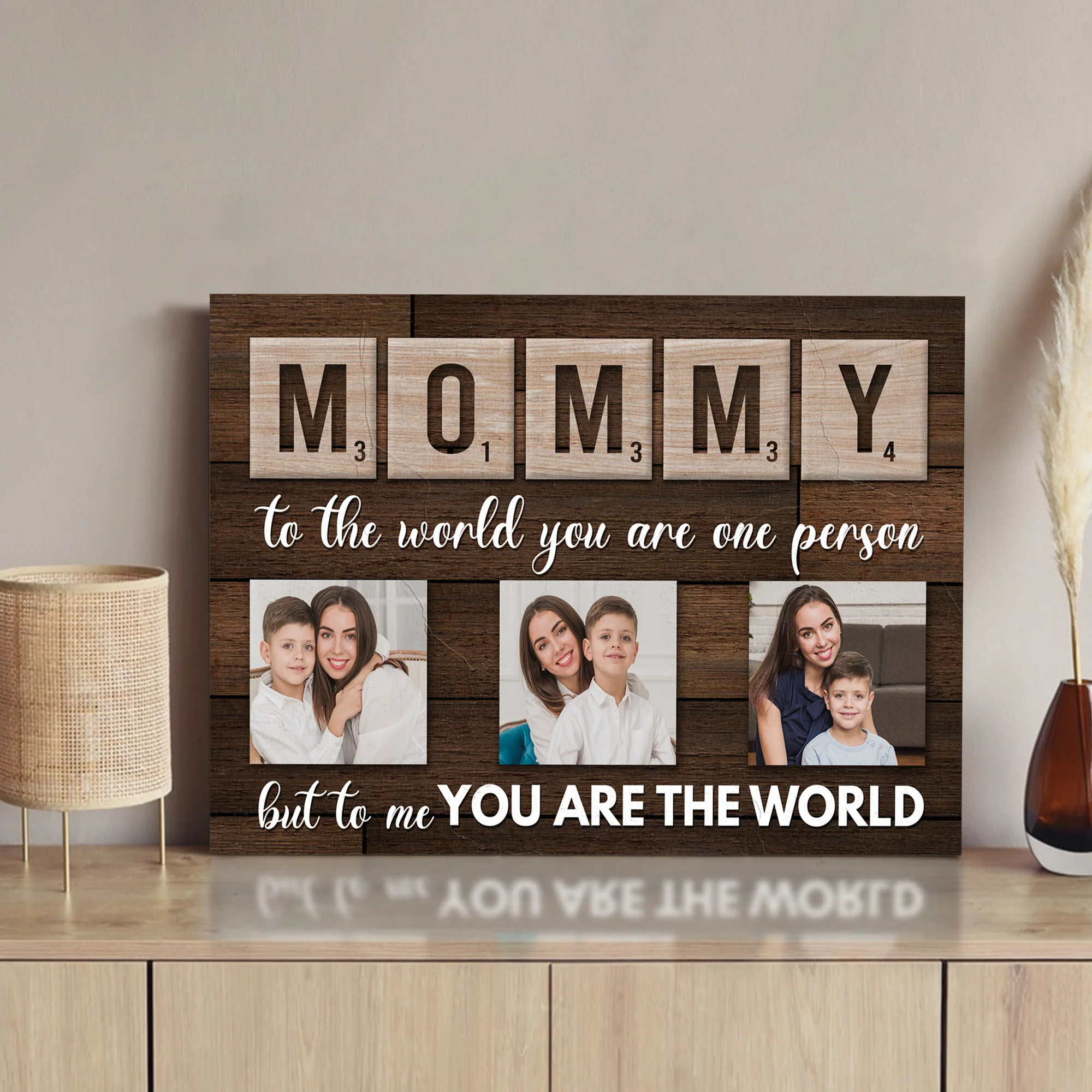 Mother's Day Sign To Me You Are The World - Image 2