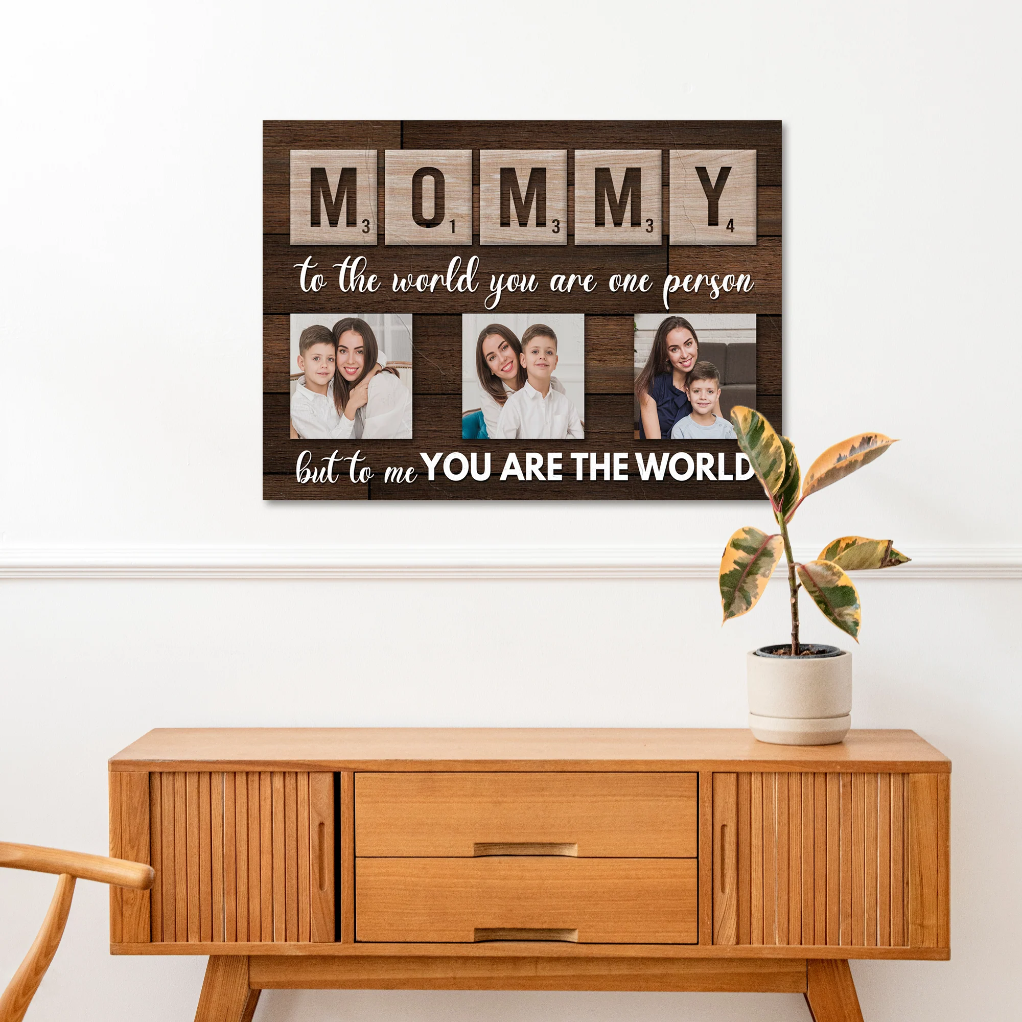 Mother's Day Sign To Me You Are The World - Image 3