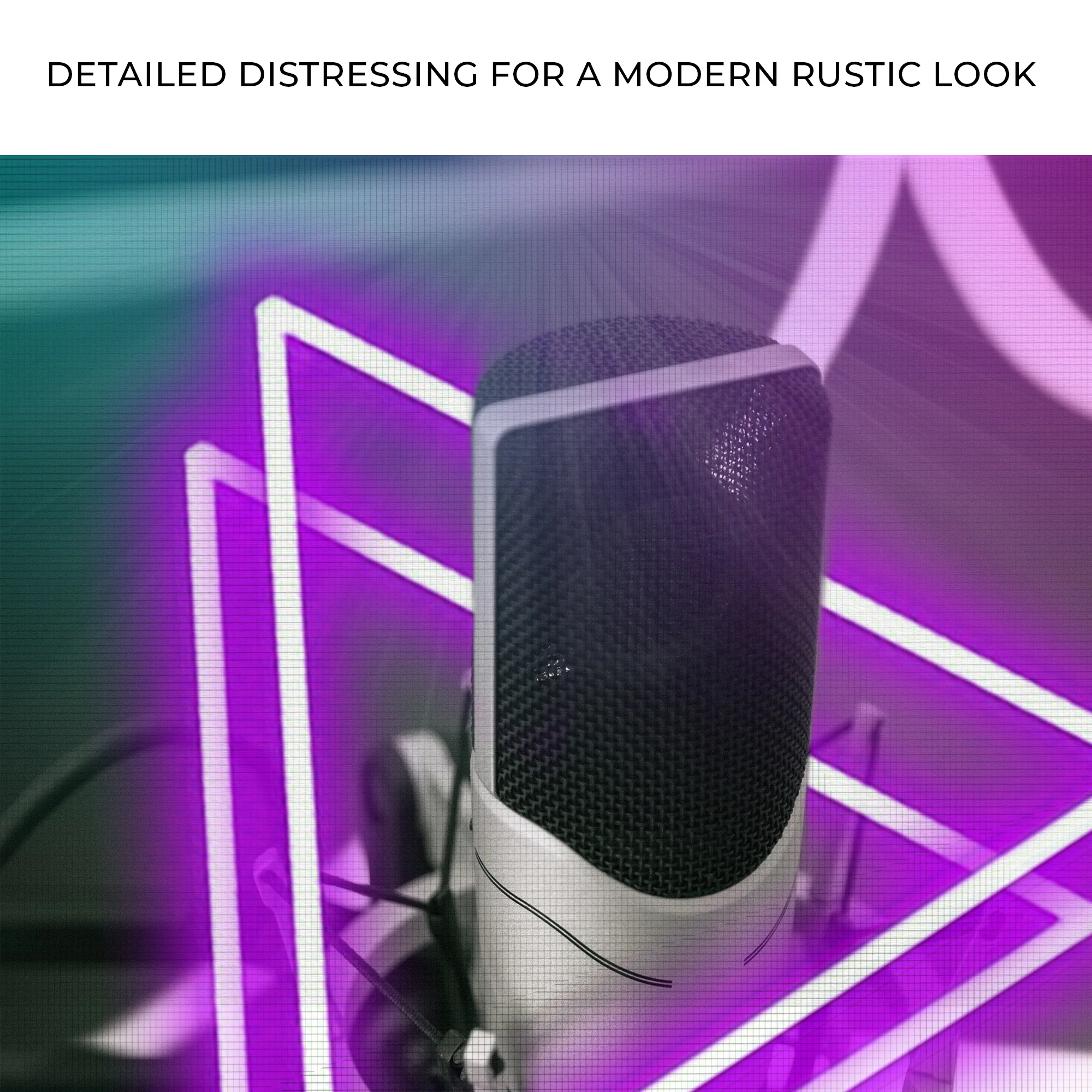 Music Equipment Microphone Modern Canvas Wall Art - Image 4