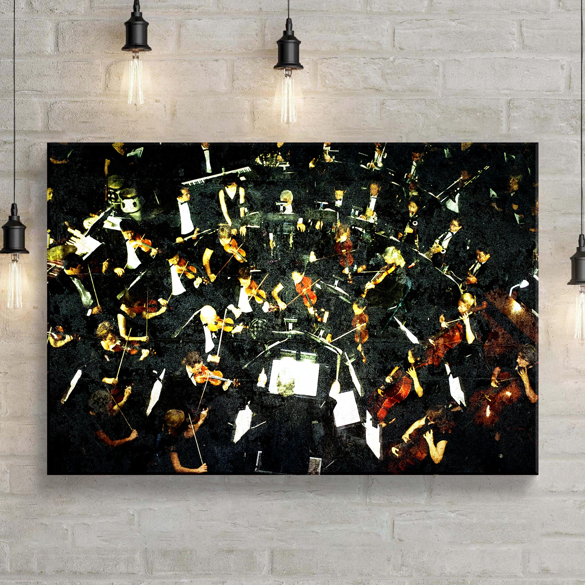 Music Genres Classical Grunge Canvas Wall Art - Image 3