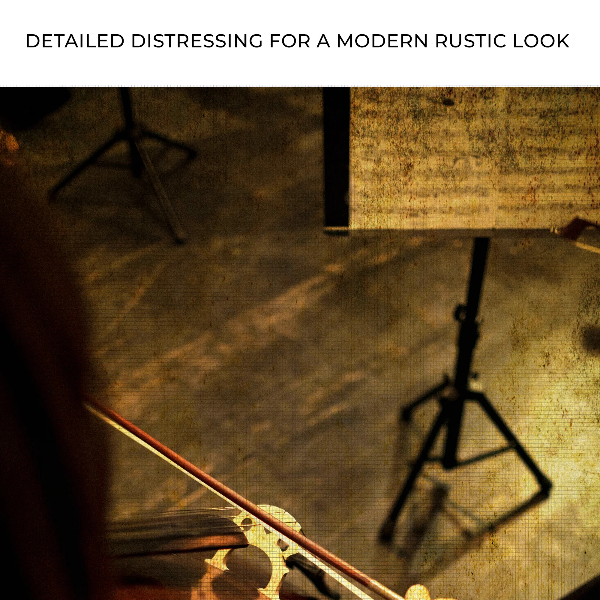Music Genres Classical Rustic Canvas Wall Art - Image 4