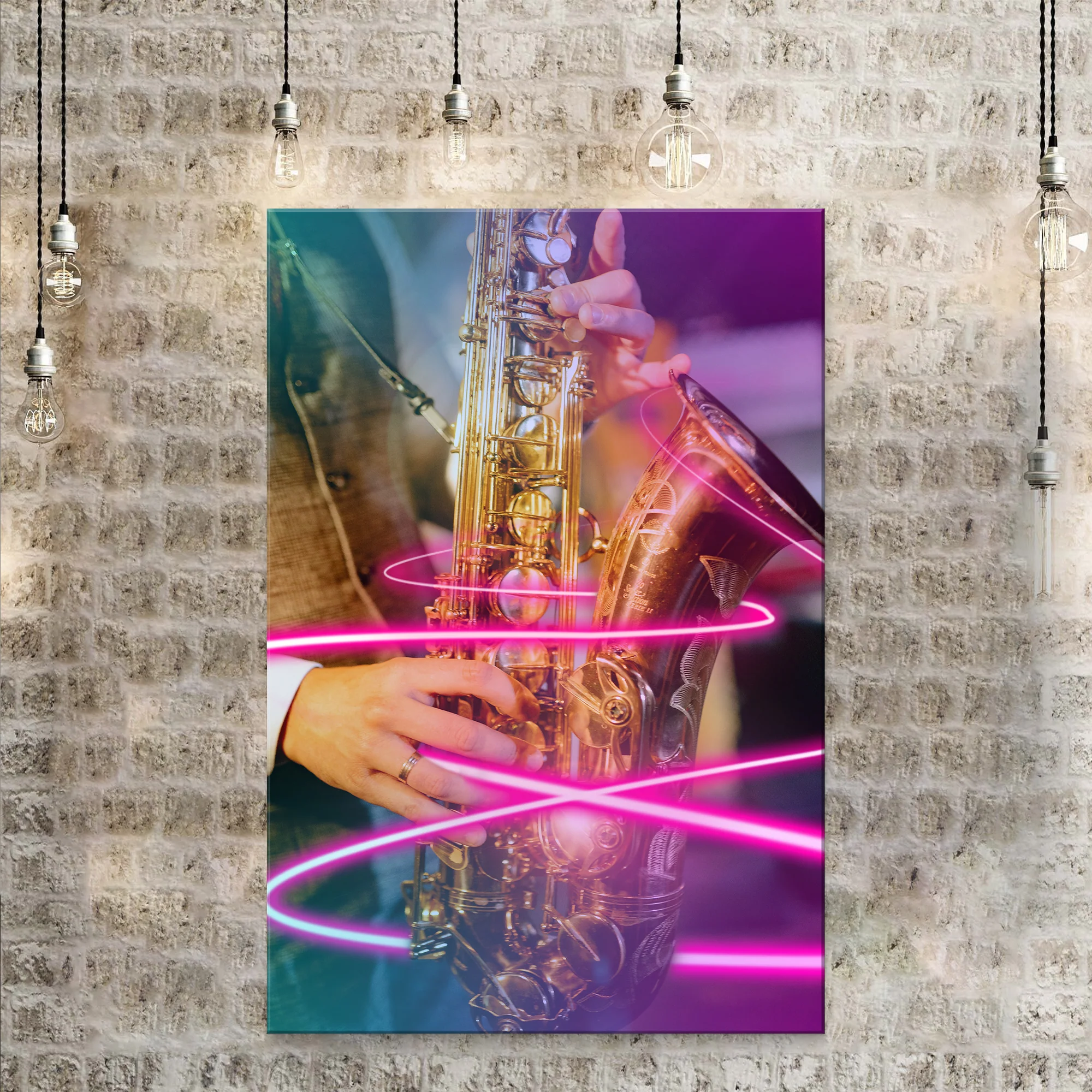 Music Genres Jazz Modern Canvas Wall Art - Image 3