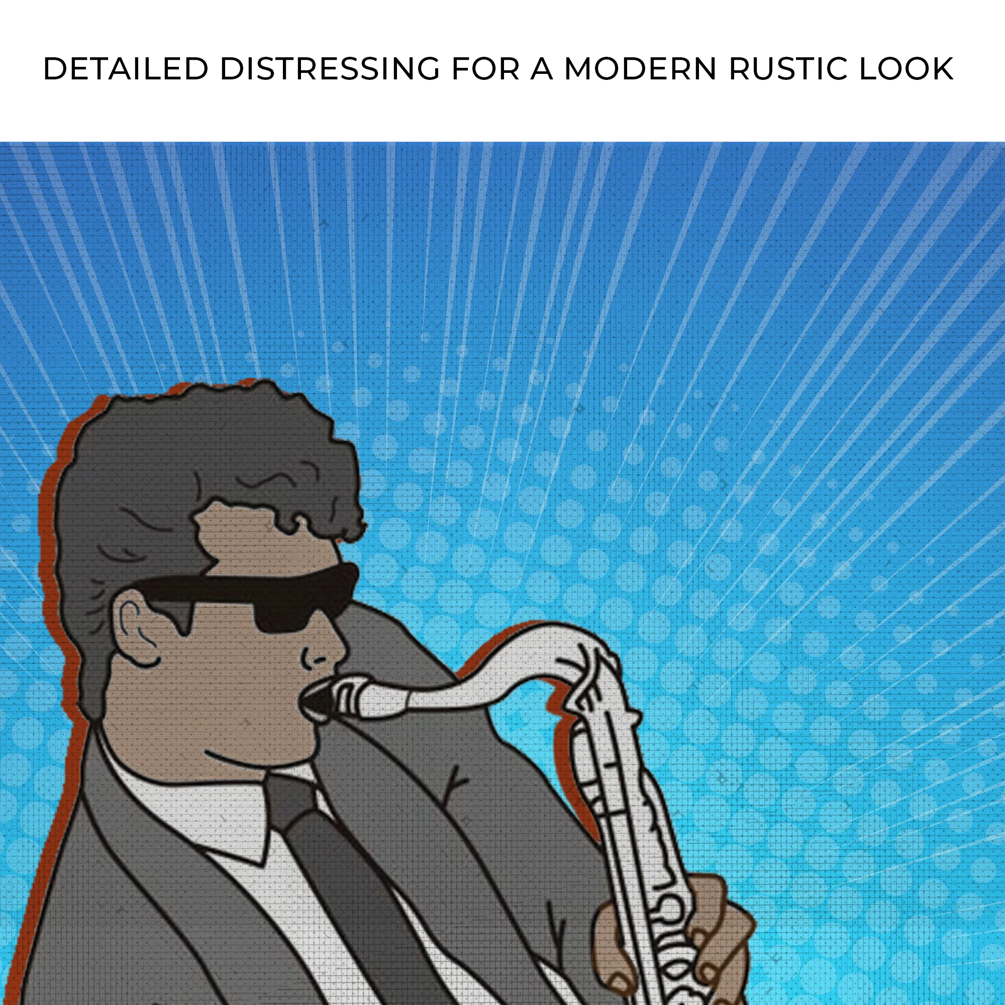 Music Genres Jazz Pop Art Canvas Wall Art - Image 4