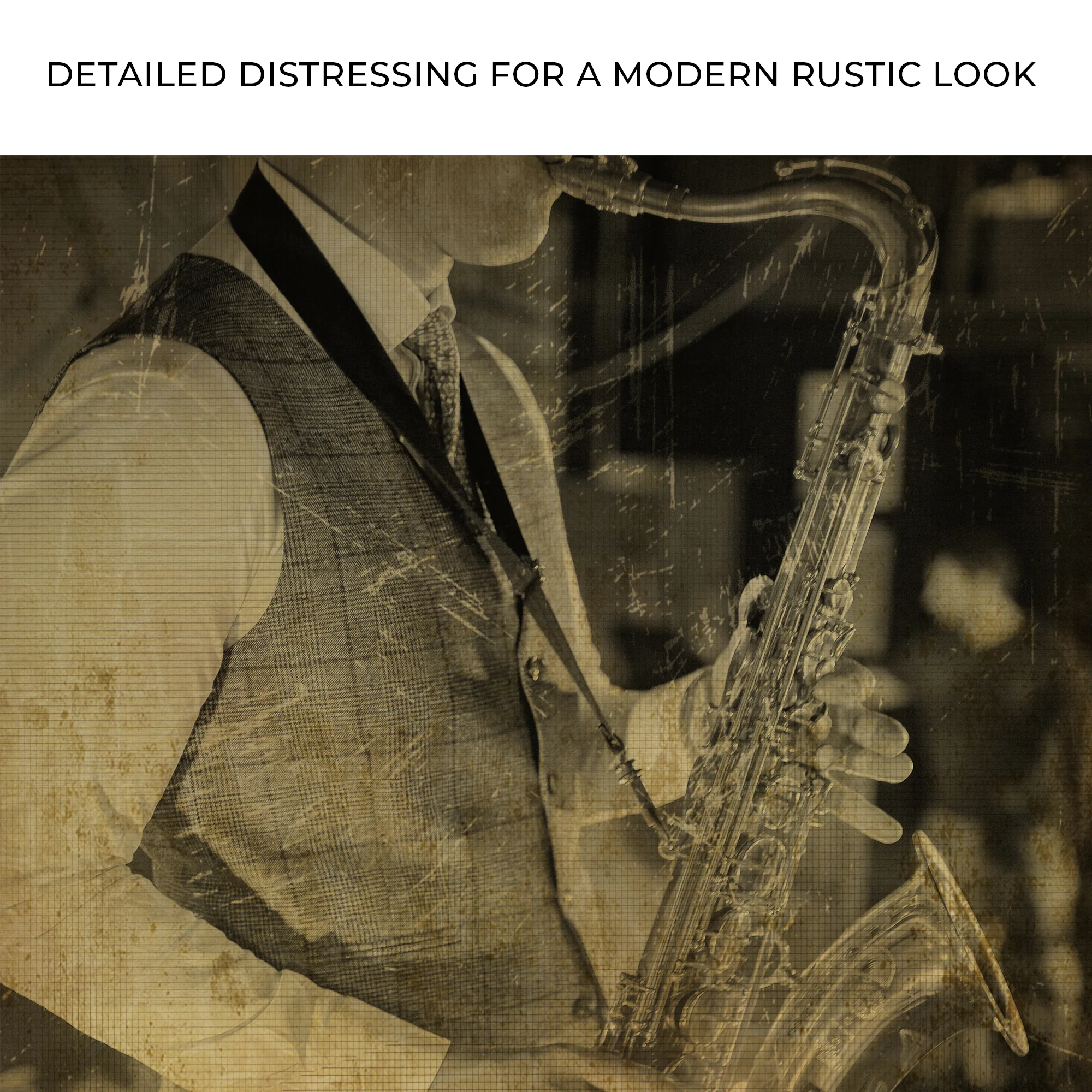 Music Genres Jazz Vintage Canvas Wall Art - Image 4