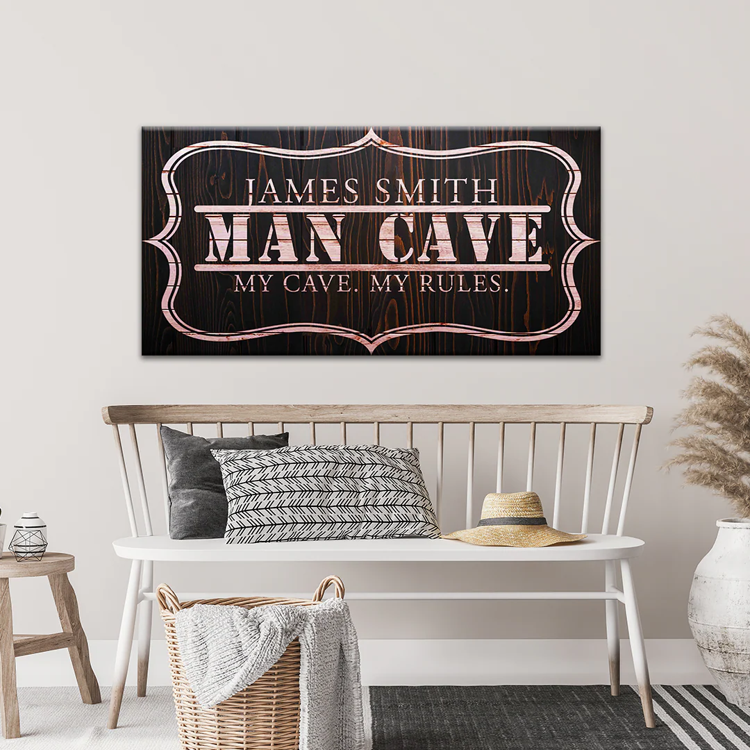 My Cave My Rules Sign - Image 6