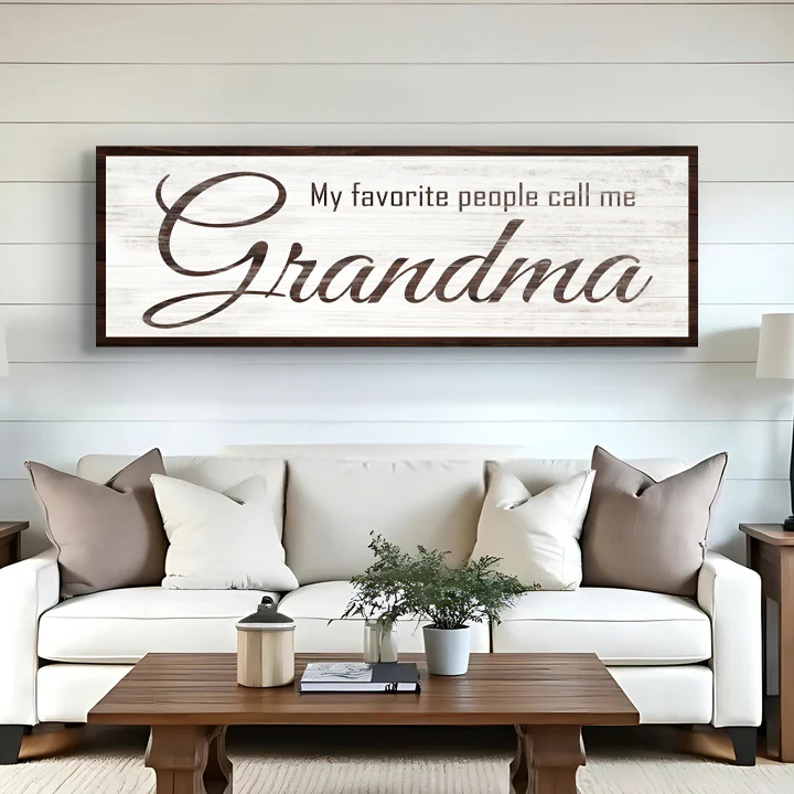 My Favorite People Call Me Grandma Sign - Image 2