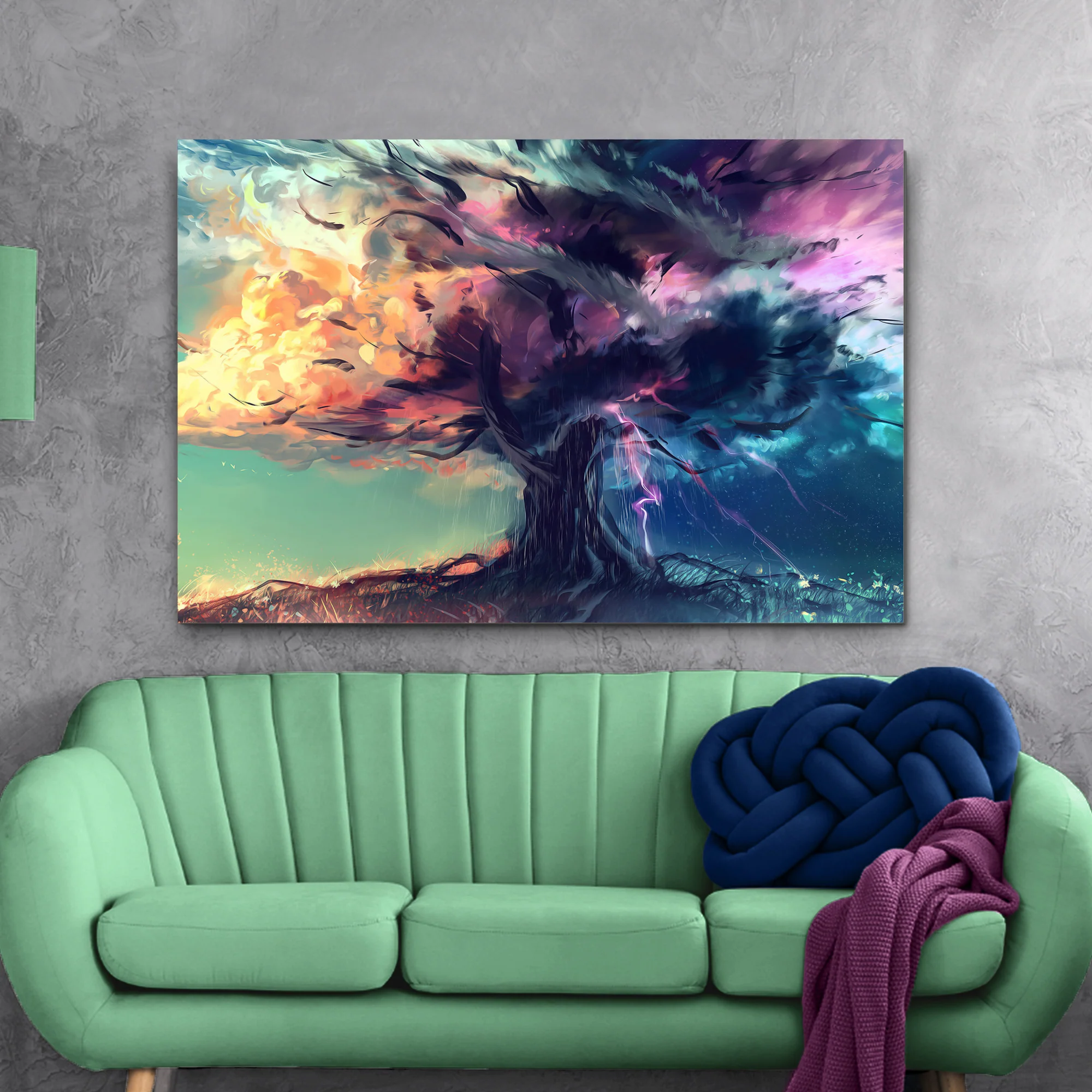 Mysterious Tree Of Life Canvas Wall Art (Free Shipping) - Image 3