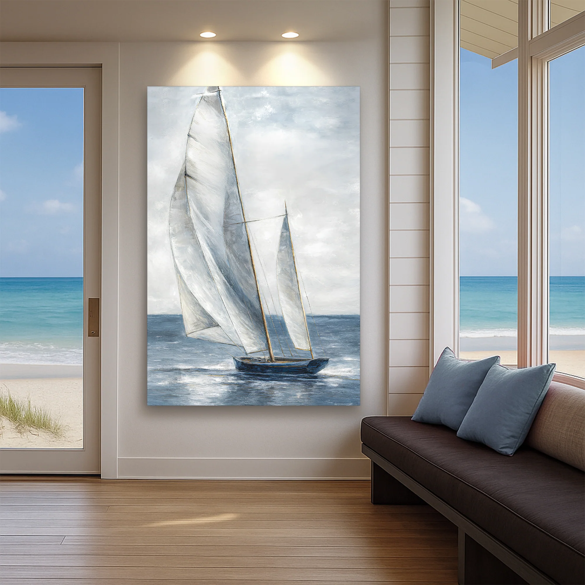 Nautical Abstraction Wall Art - Image 4