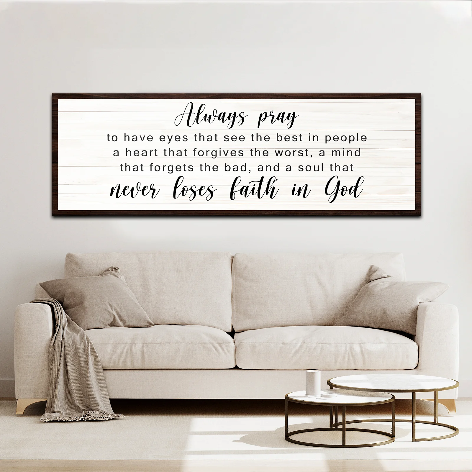Never Lose Faith In God Sign - Image 6