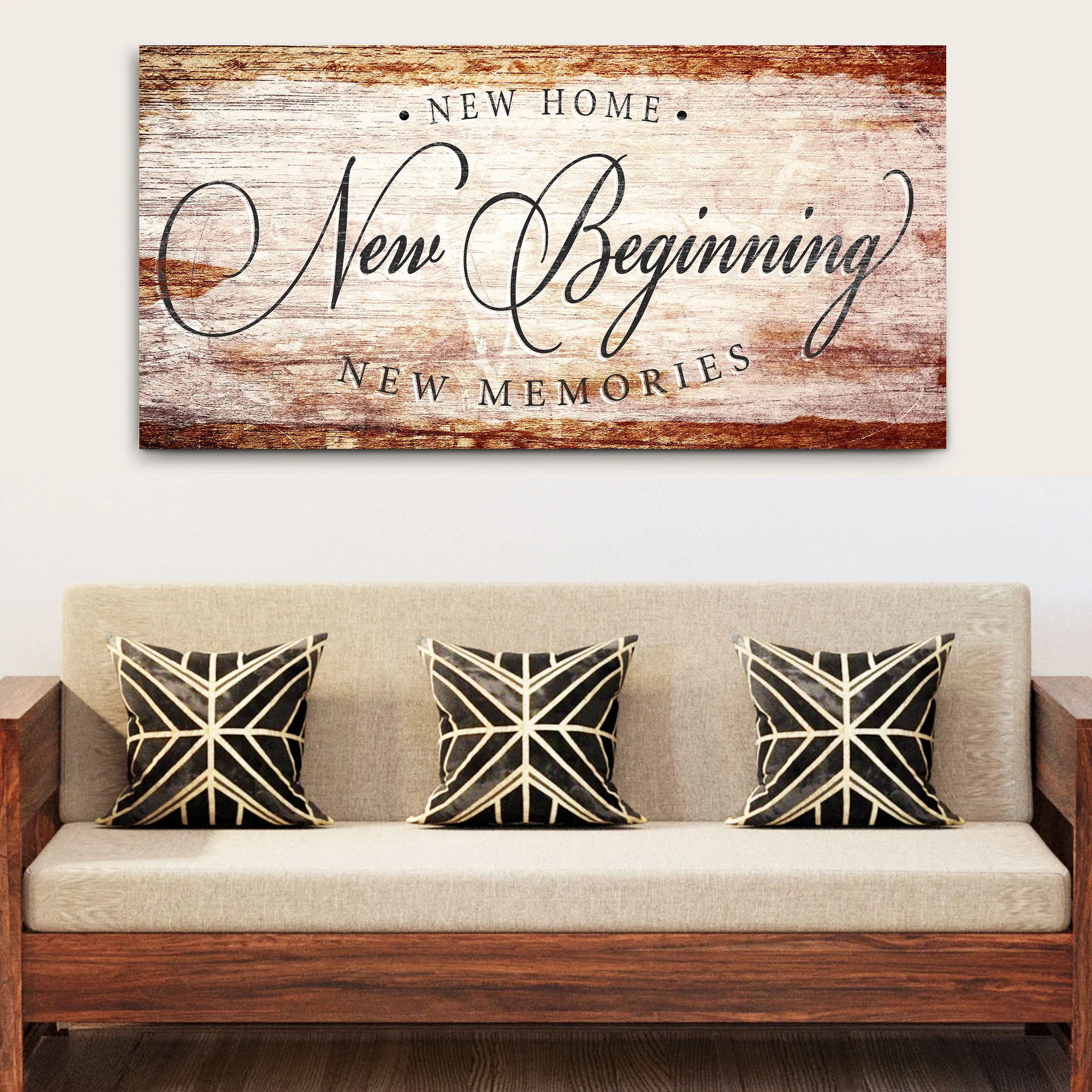 New Home New Beginning New Memories Sign IV - Image 2