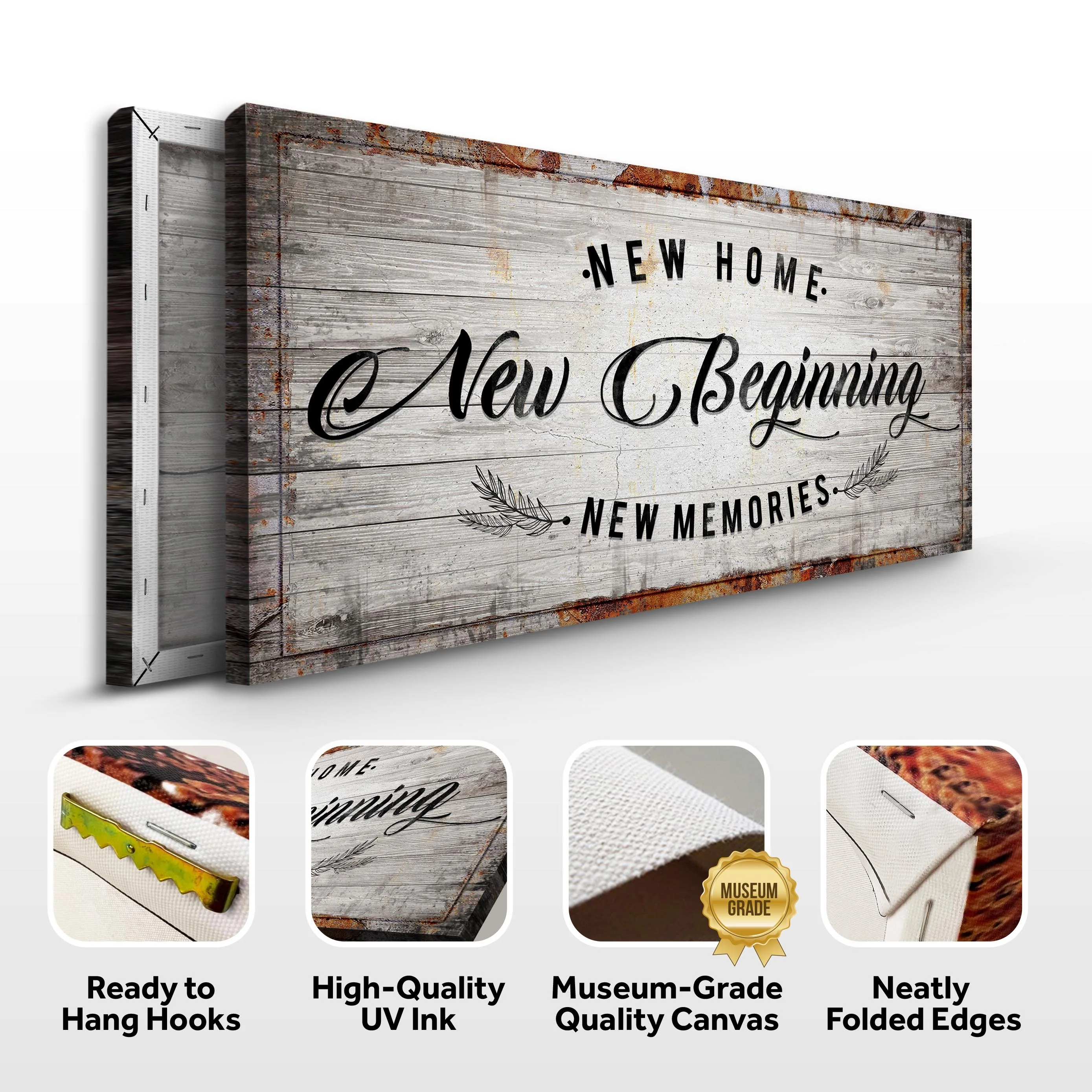 New Home, New Beginning Sign - Image 4