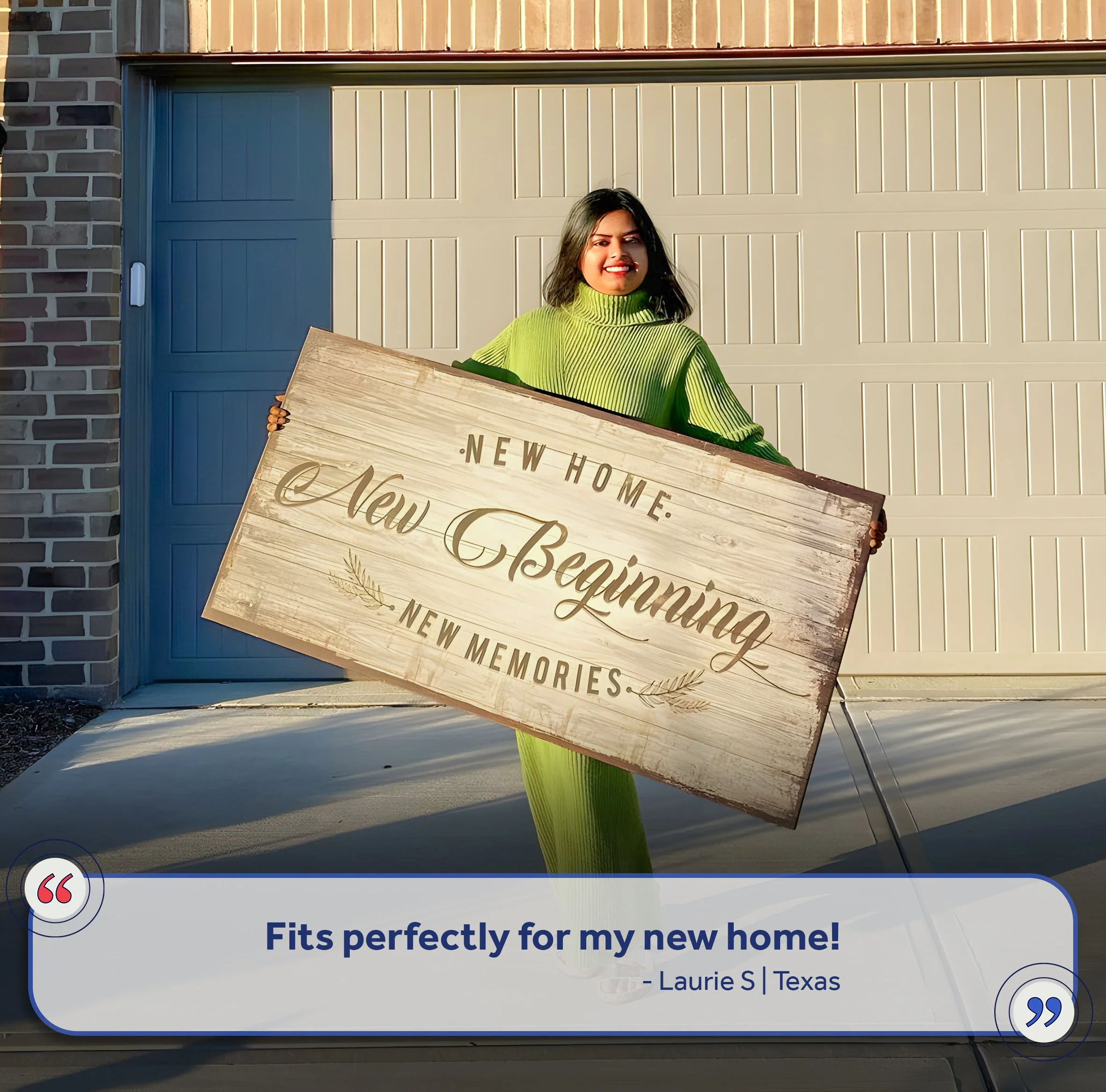 New Home, New Beginning Sign - Image 7