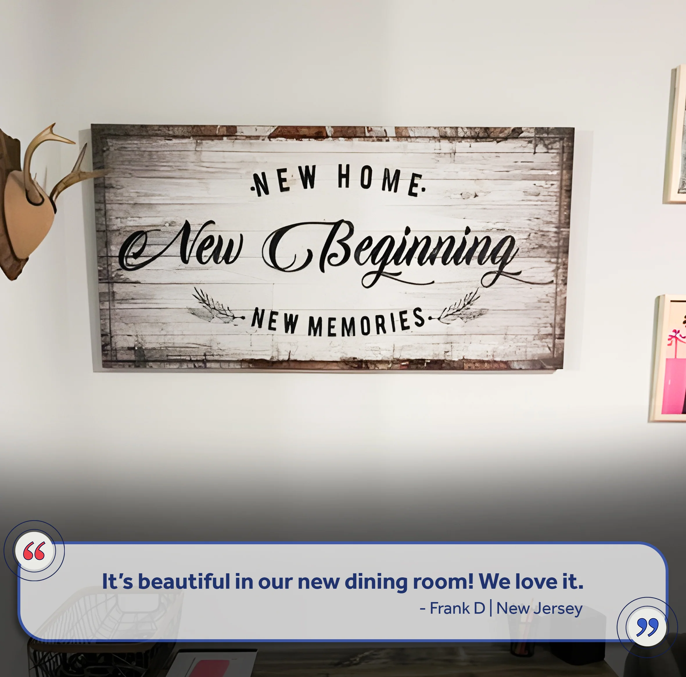 New Home, New Beginning Sign - Image 8