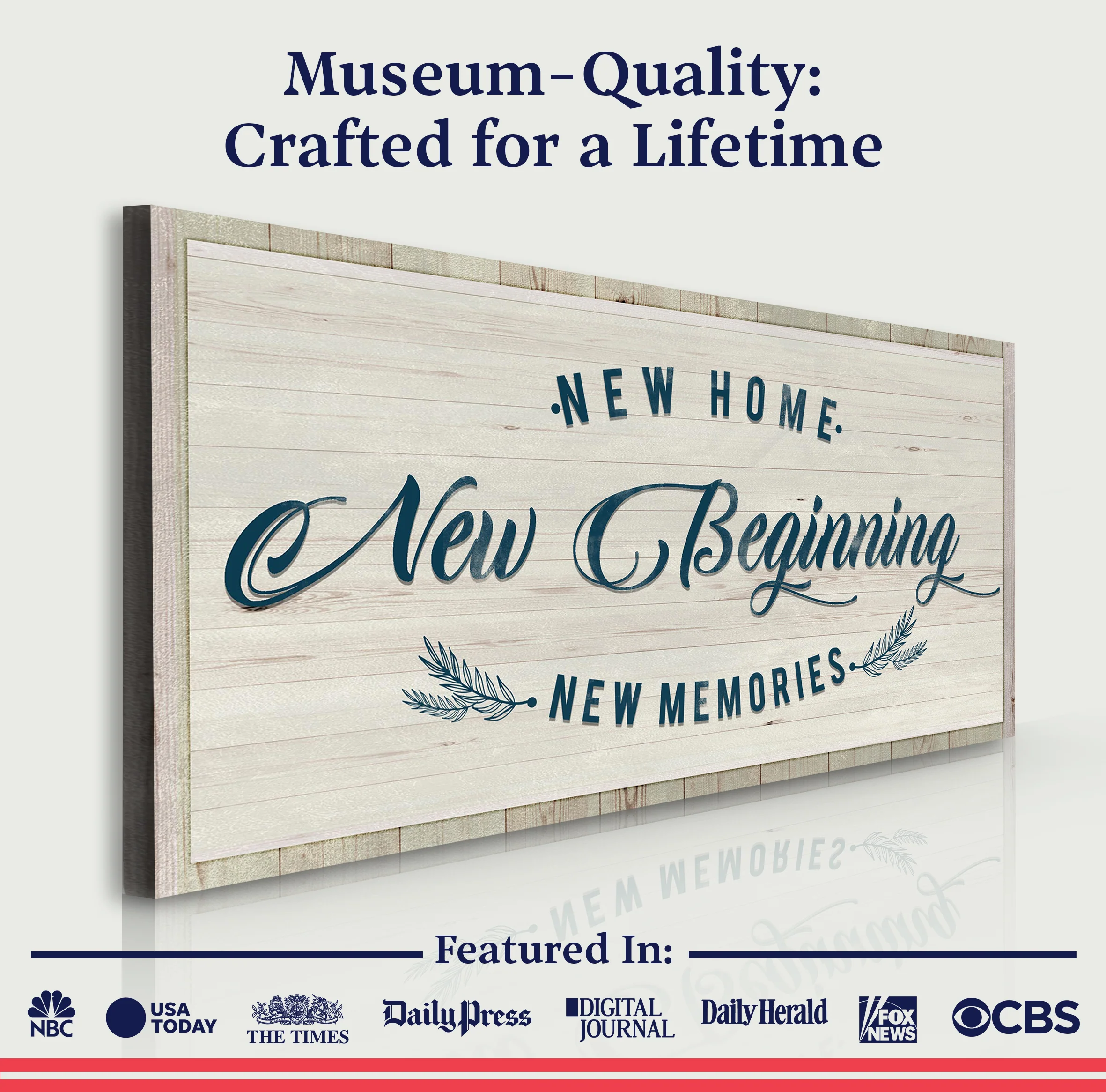 New Home, New Beginning Sign III - Image 3