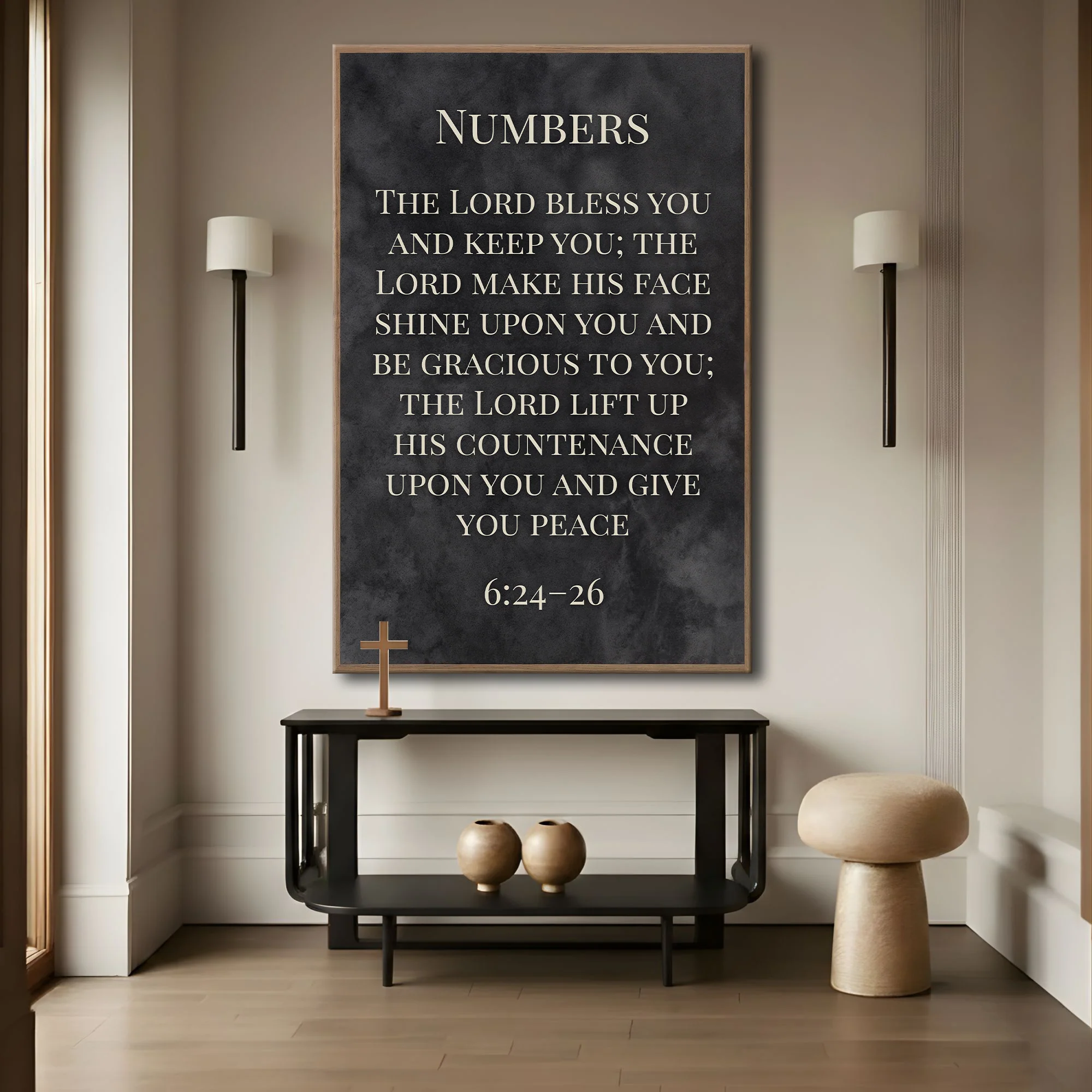 Numbers 6:24-26 - May The Lord Bless You Faith Sign VI - Image 5