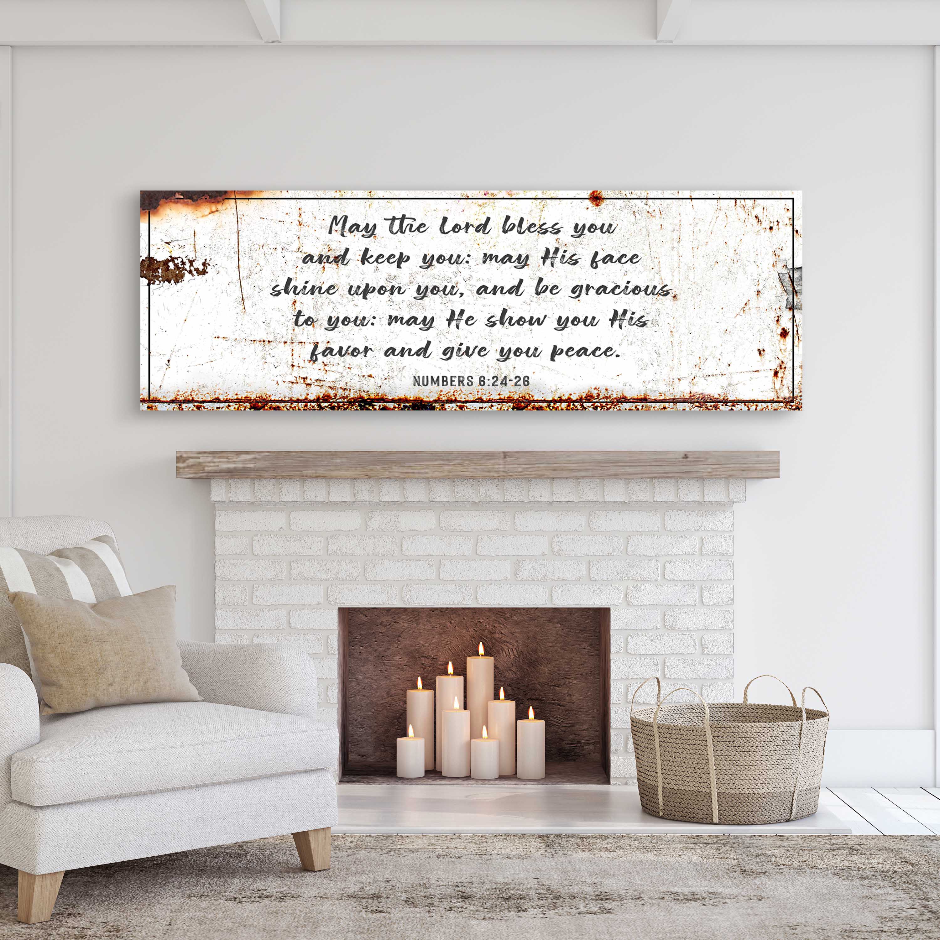 Numbers 6:24-26 - May The Lord Bless You Sign - Image 2