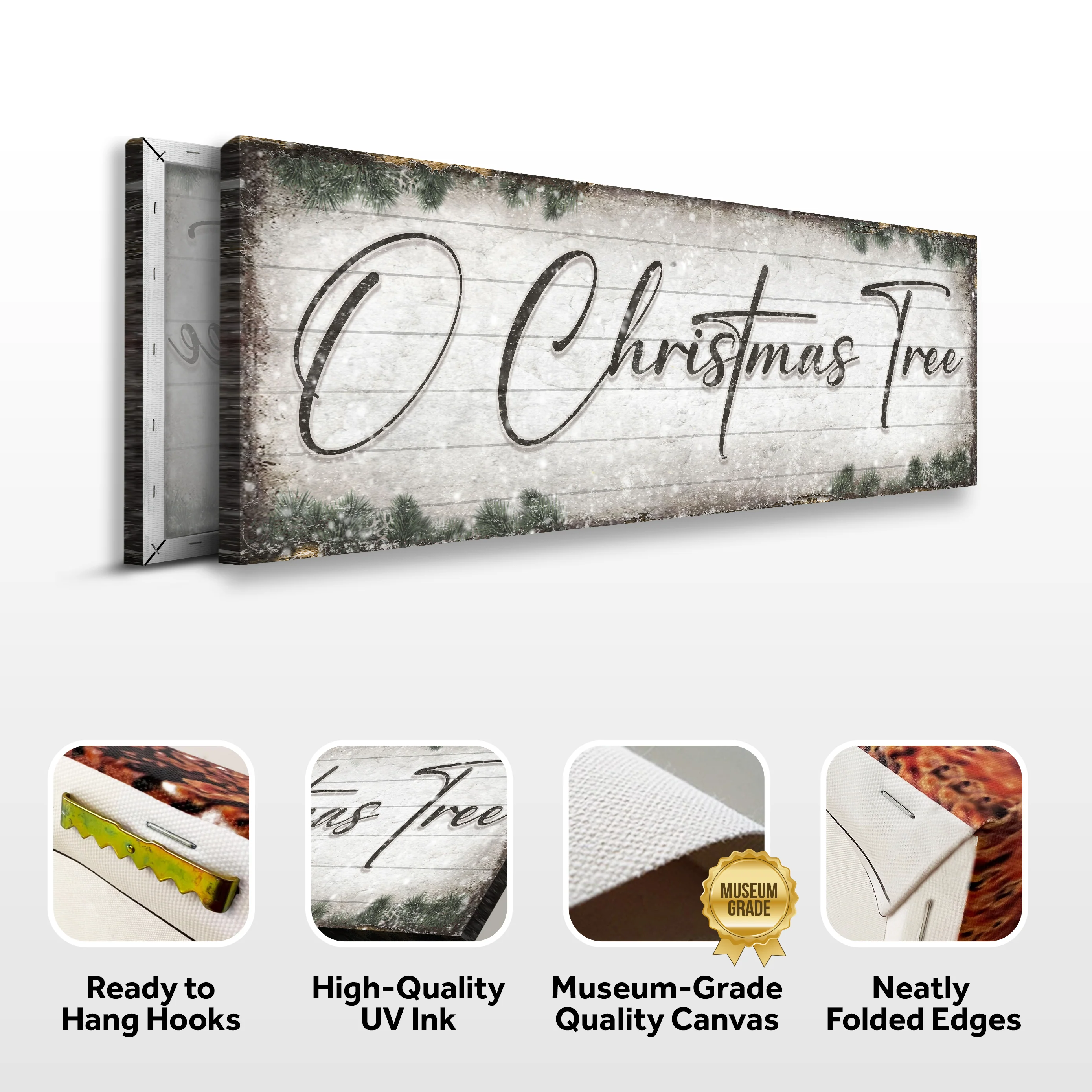 O Christmas Tree, Wood Christmas Sign - Image 7