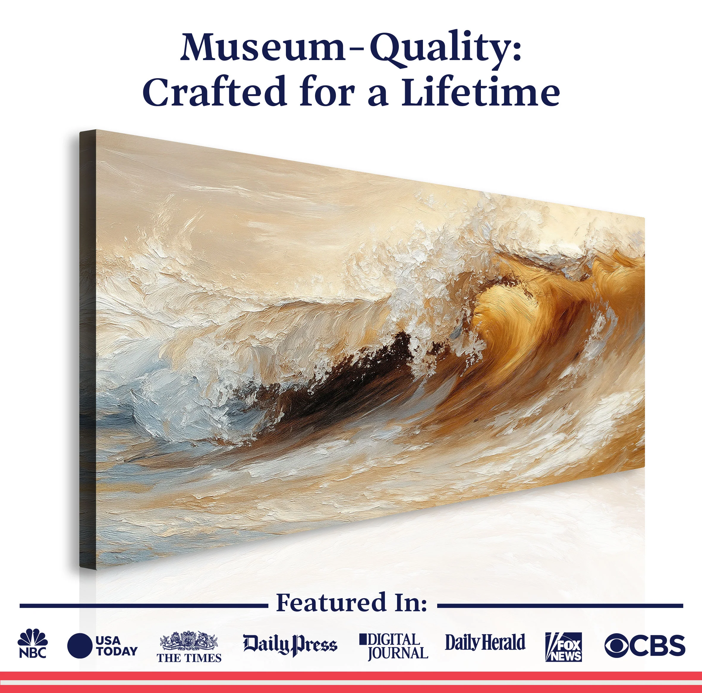 Ocean Wave Seascape Wall Art III - Image 6