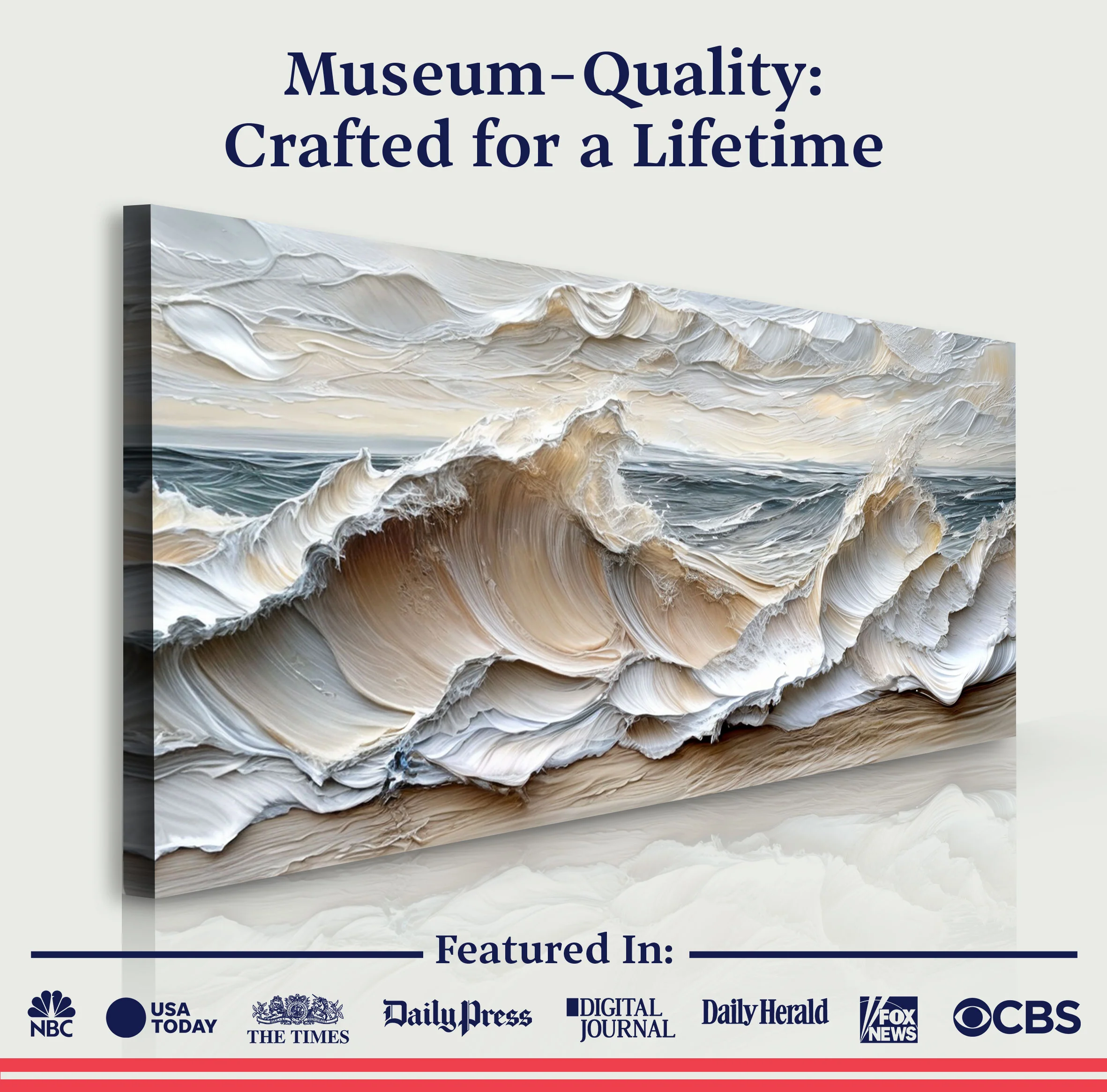 Ocean Waves Wall Art - Image 6