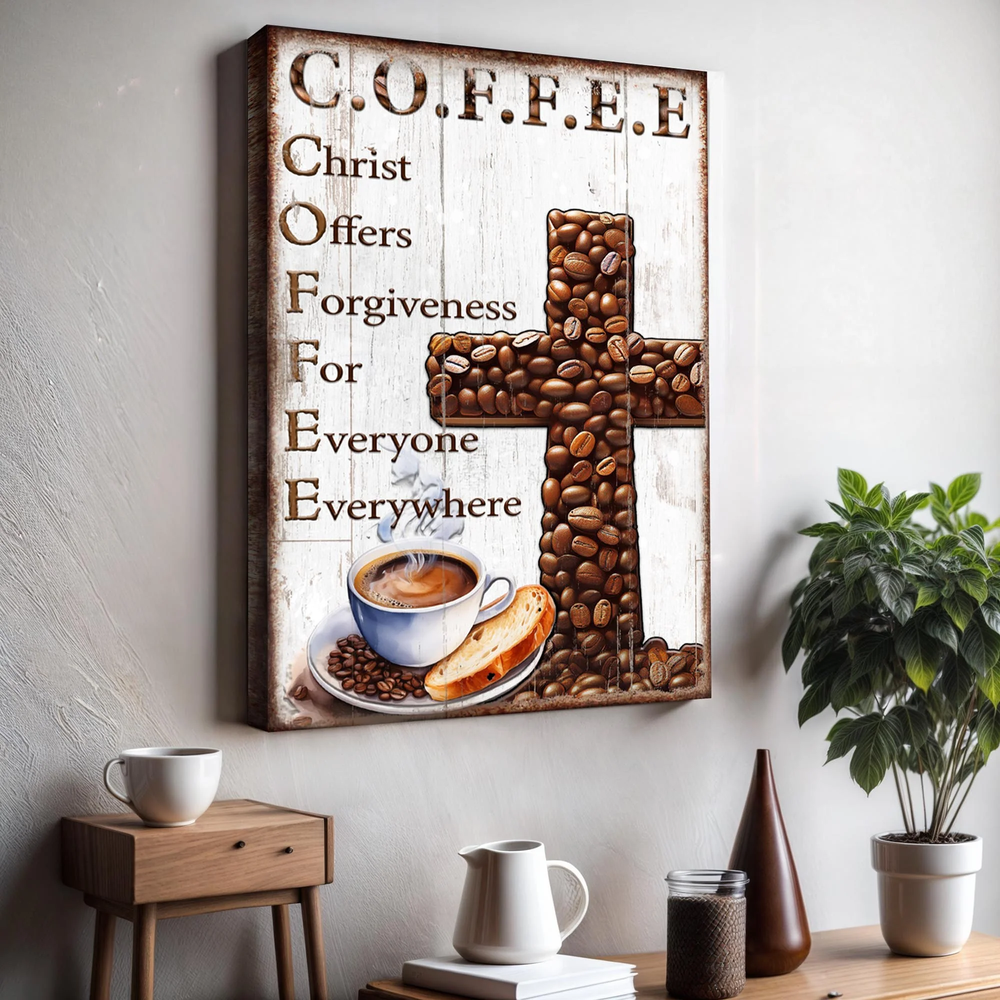 Our C.O.F.F.E.E Faith Sign V - Image 3