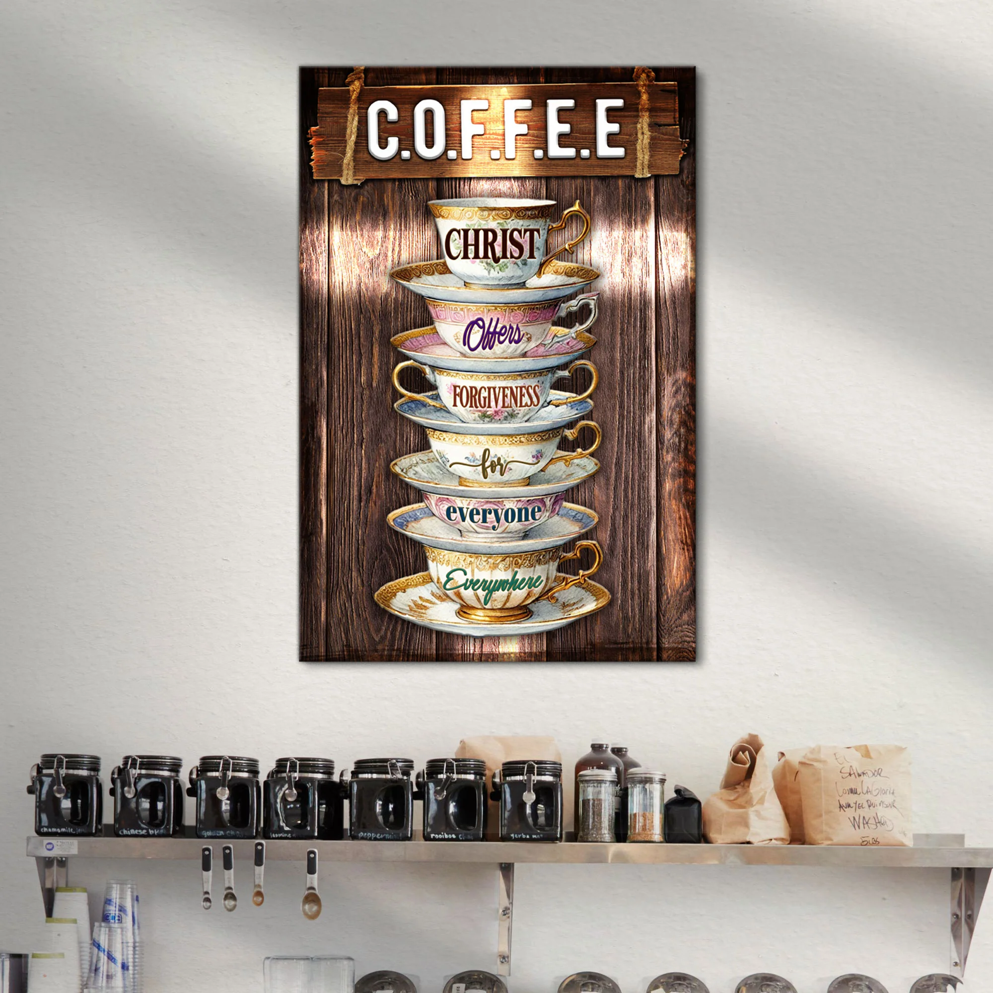 Our C.O.F.F.E.E Faith Sign VIII - Image 2