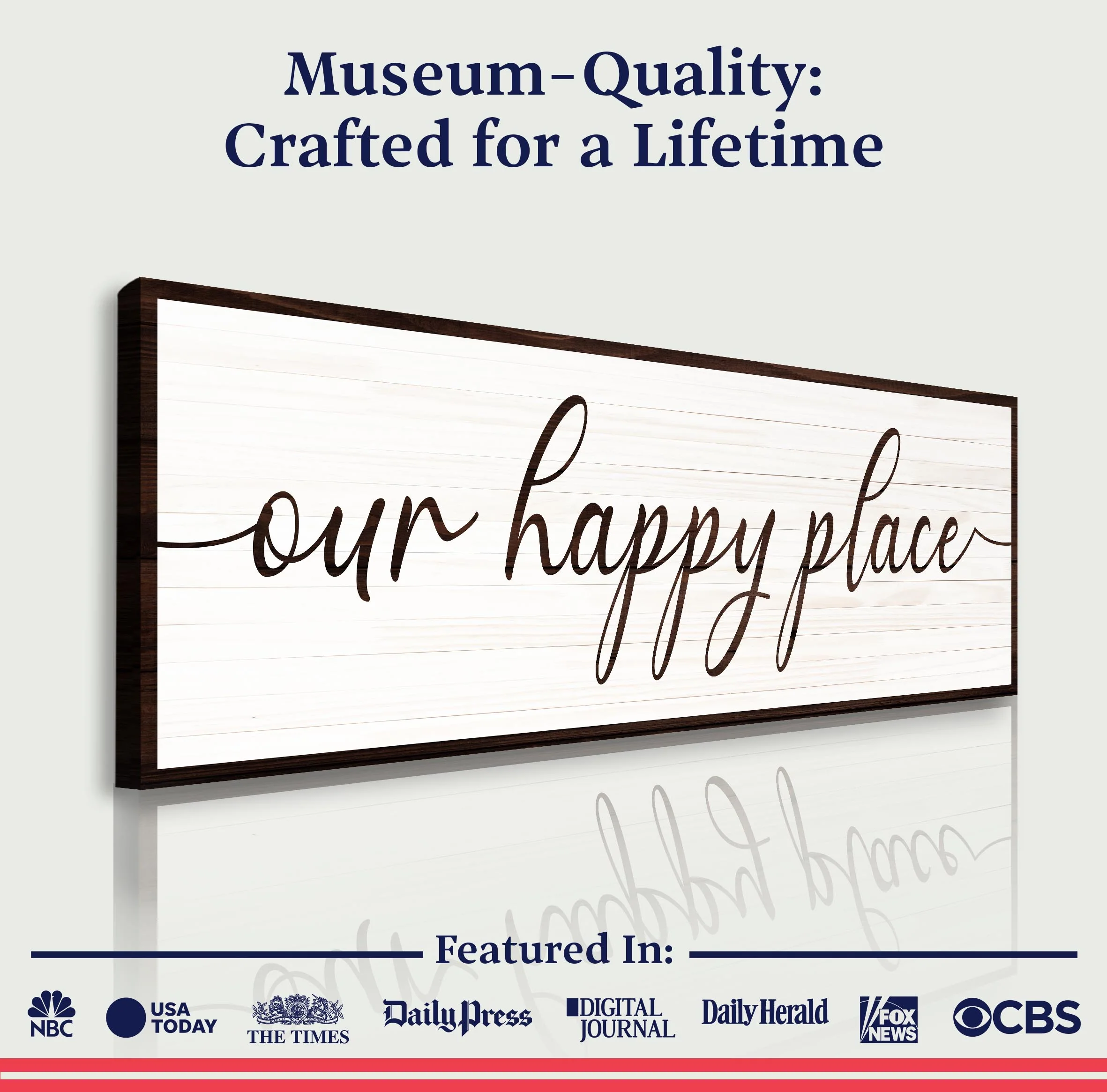 Our Happy Place Sign II - Image 6