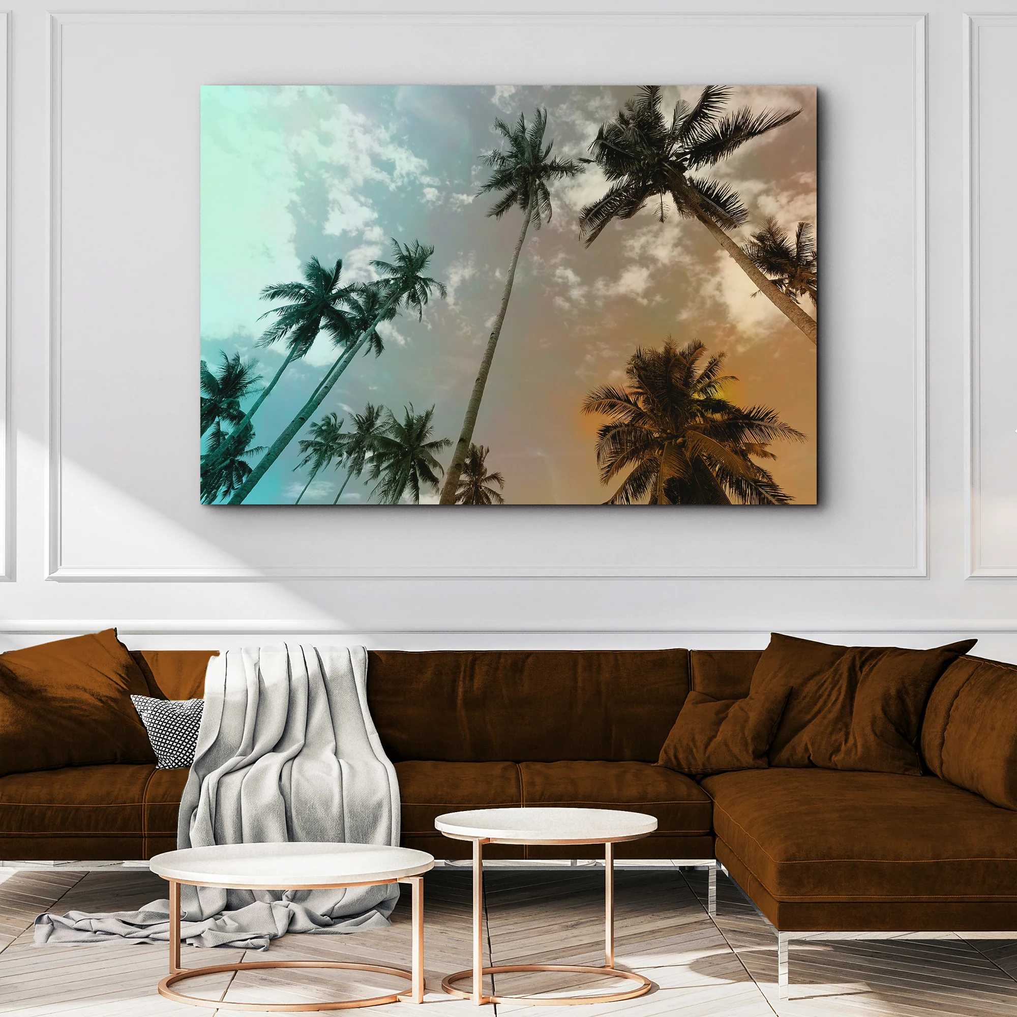 Palm Trees Canvas Wall Art - Image 3