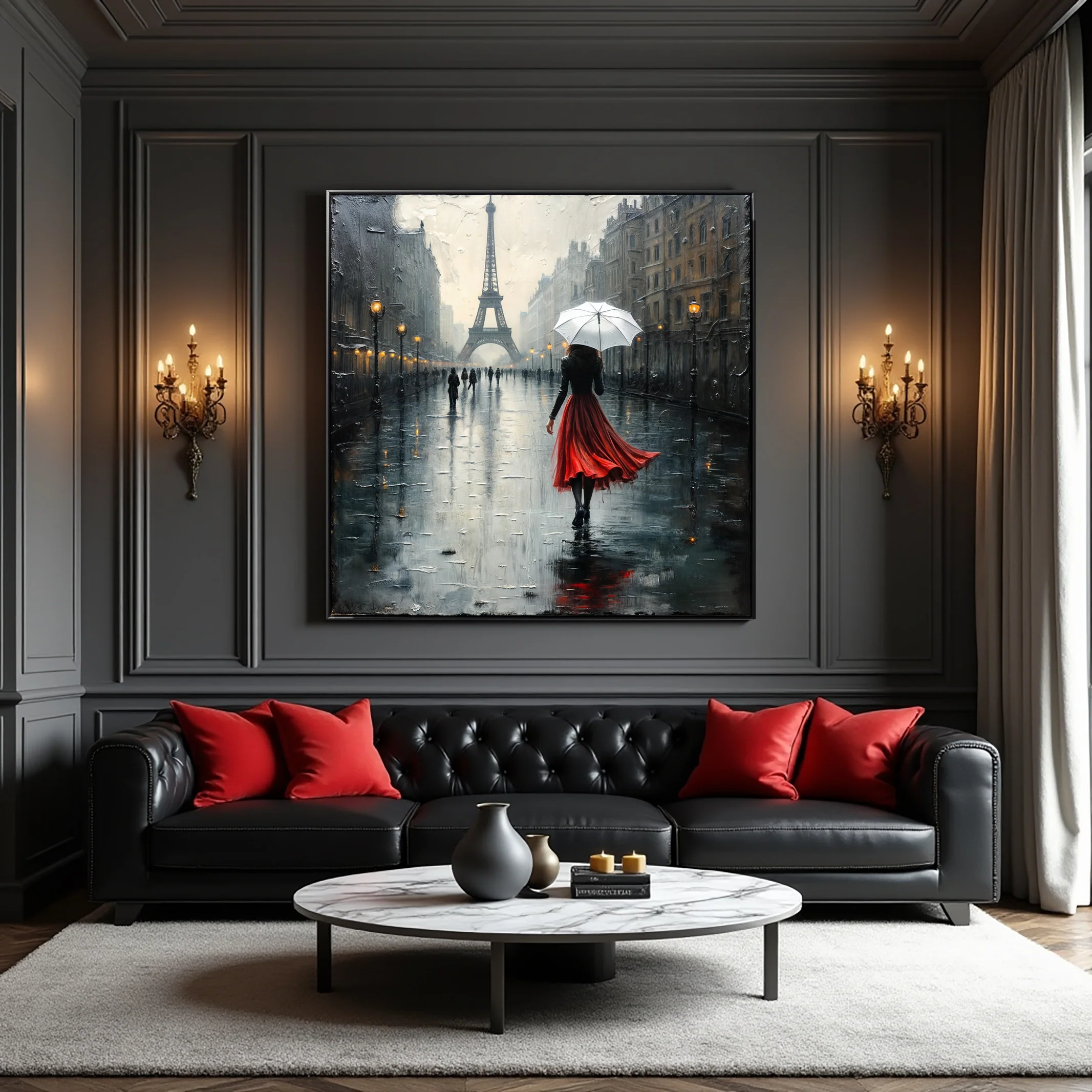 Paris Stroll Painting Wall Art - Image 2