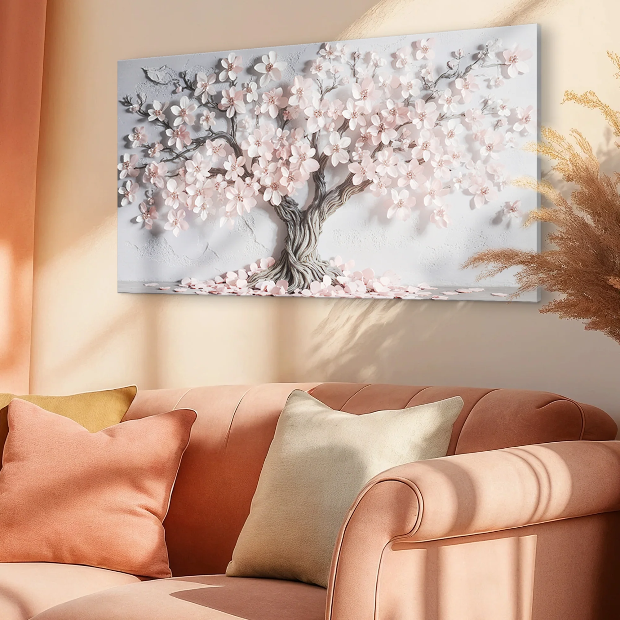 Pastel Blossom Awakening Wall Art - Image 2