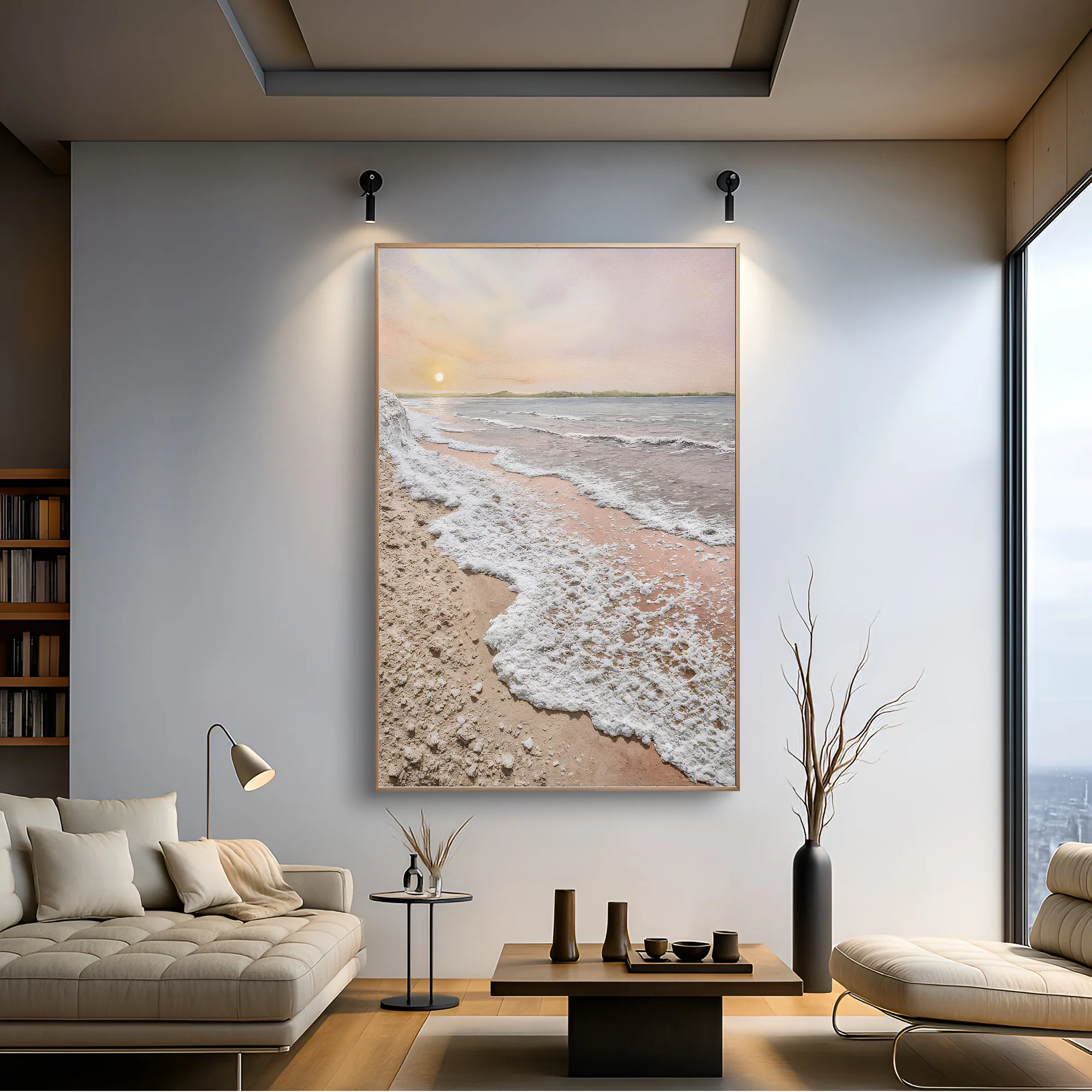 Pastel Waves Abstract Wall Art II - Image 3