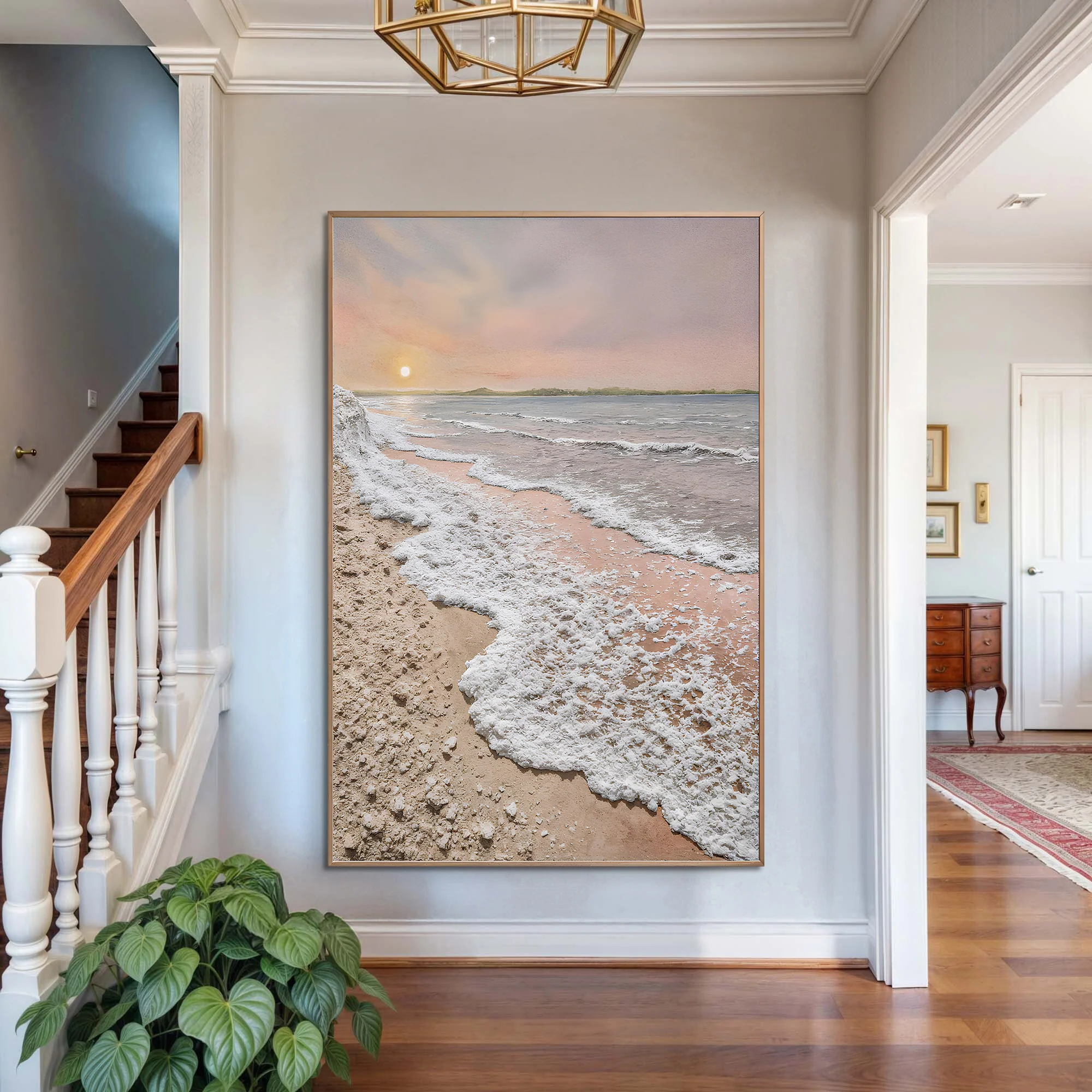 Pastel Waves Abstract Wall Art II - Image 4