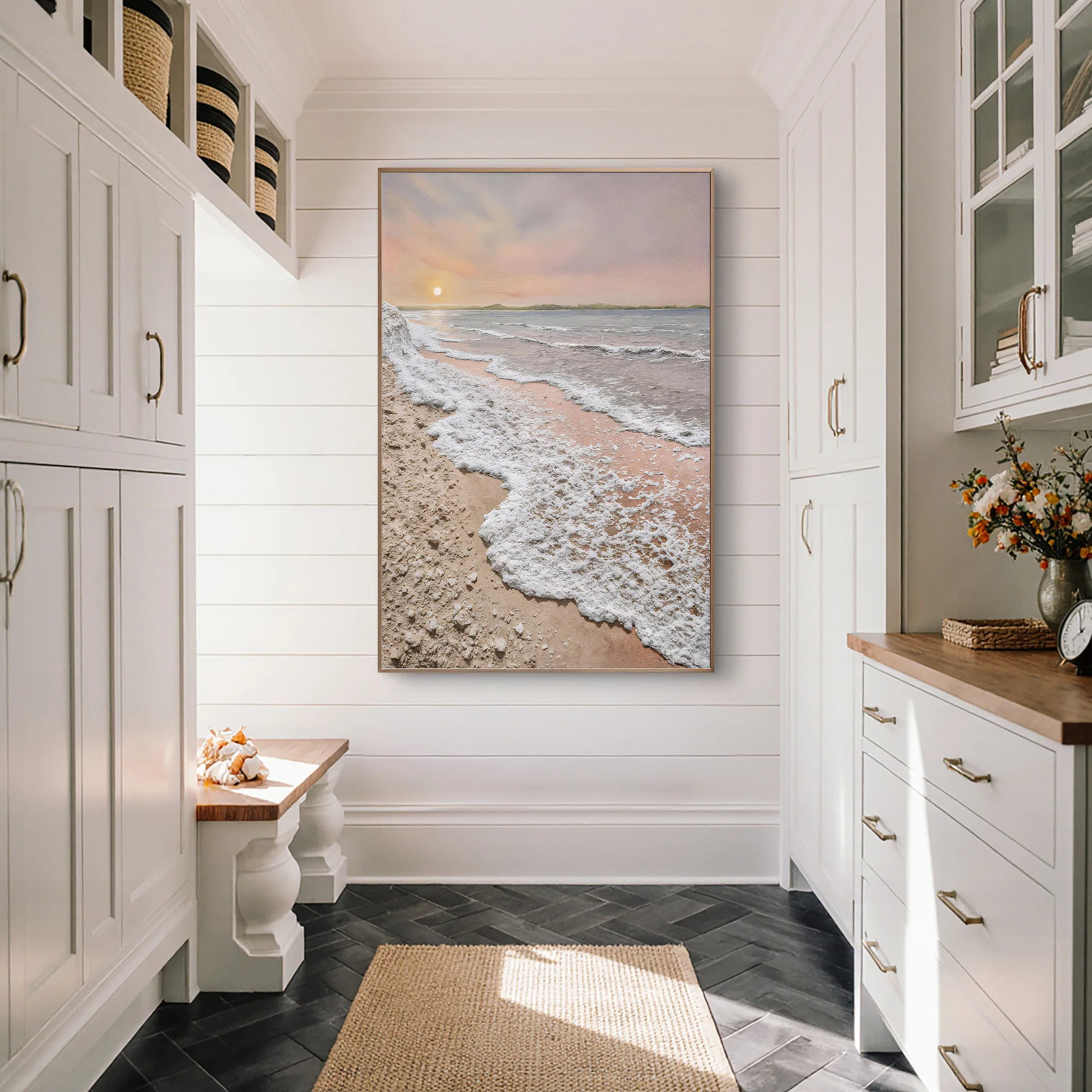 Pastel Waves Abstract Wall Art II - Image 5