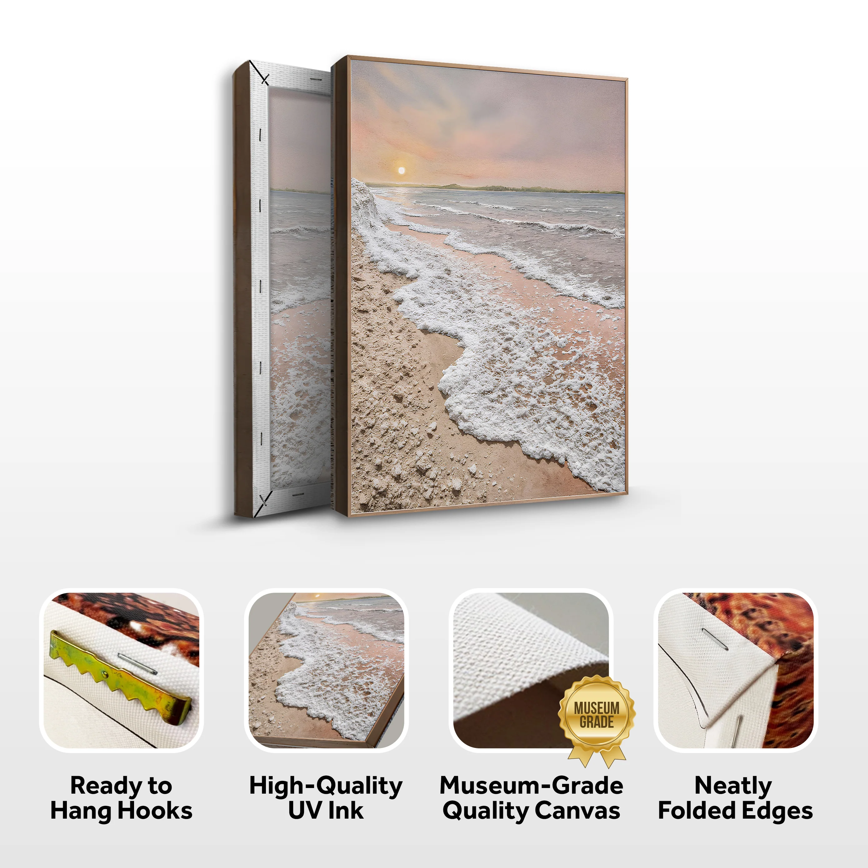 Pastel Waves Abstract Wall Art II - Image 8