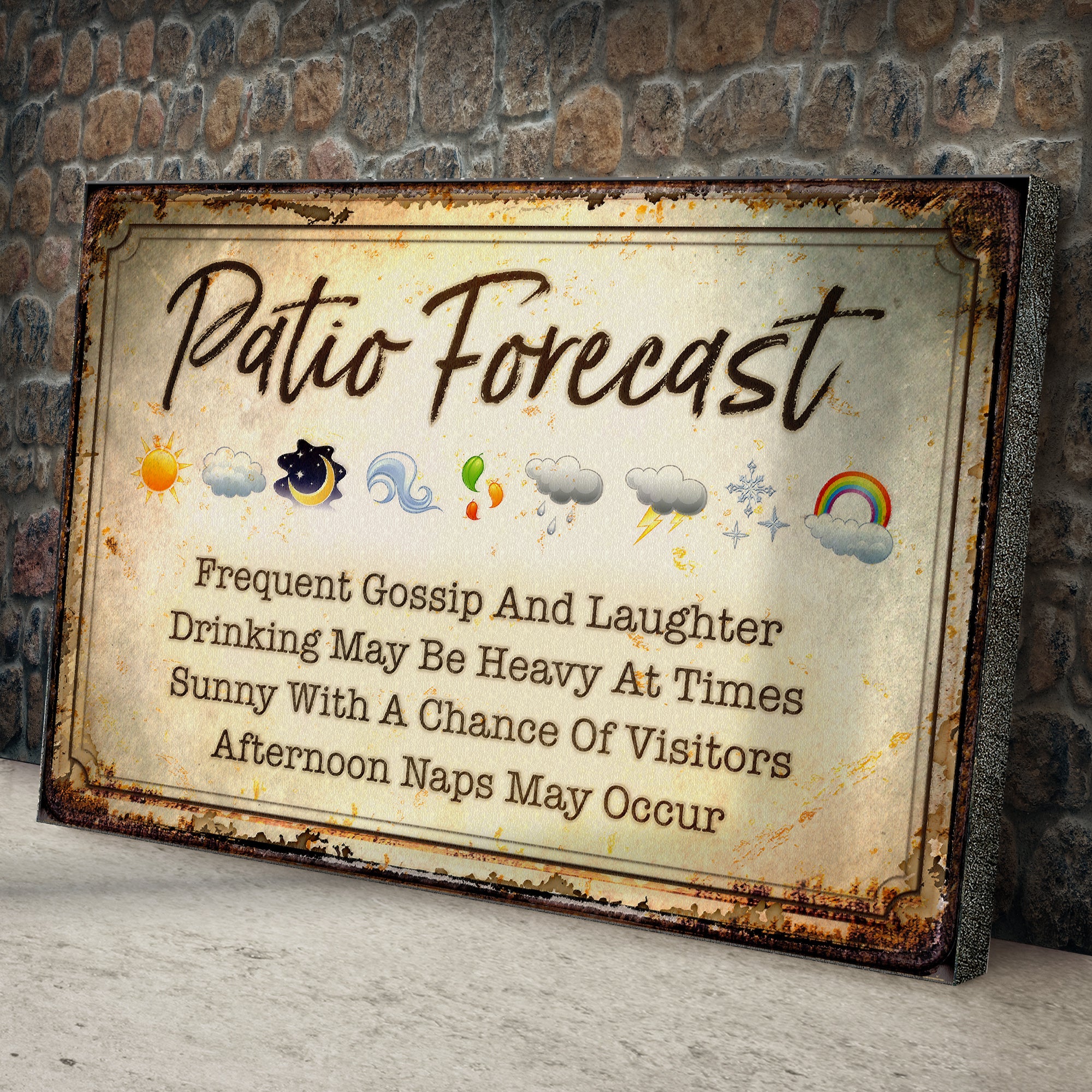 Patio Forecast Sign - Image 3
