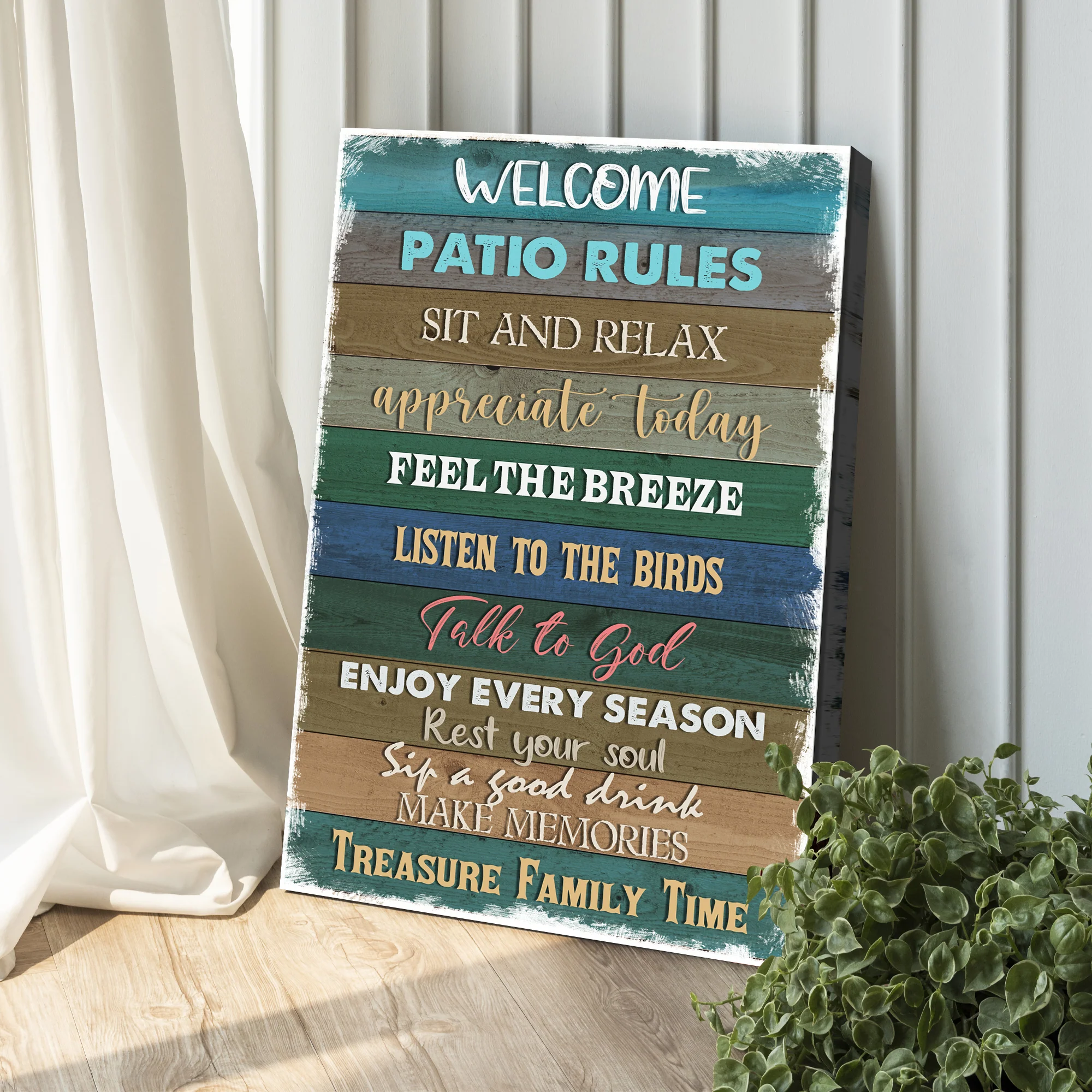 Patio Rules Sign - Image 2
