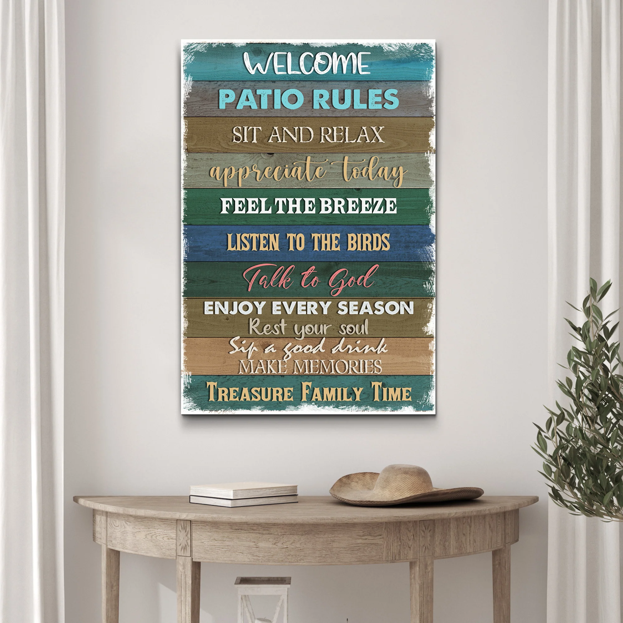 Patio Rules Sign - Image 3