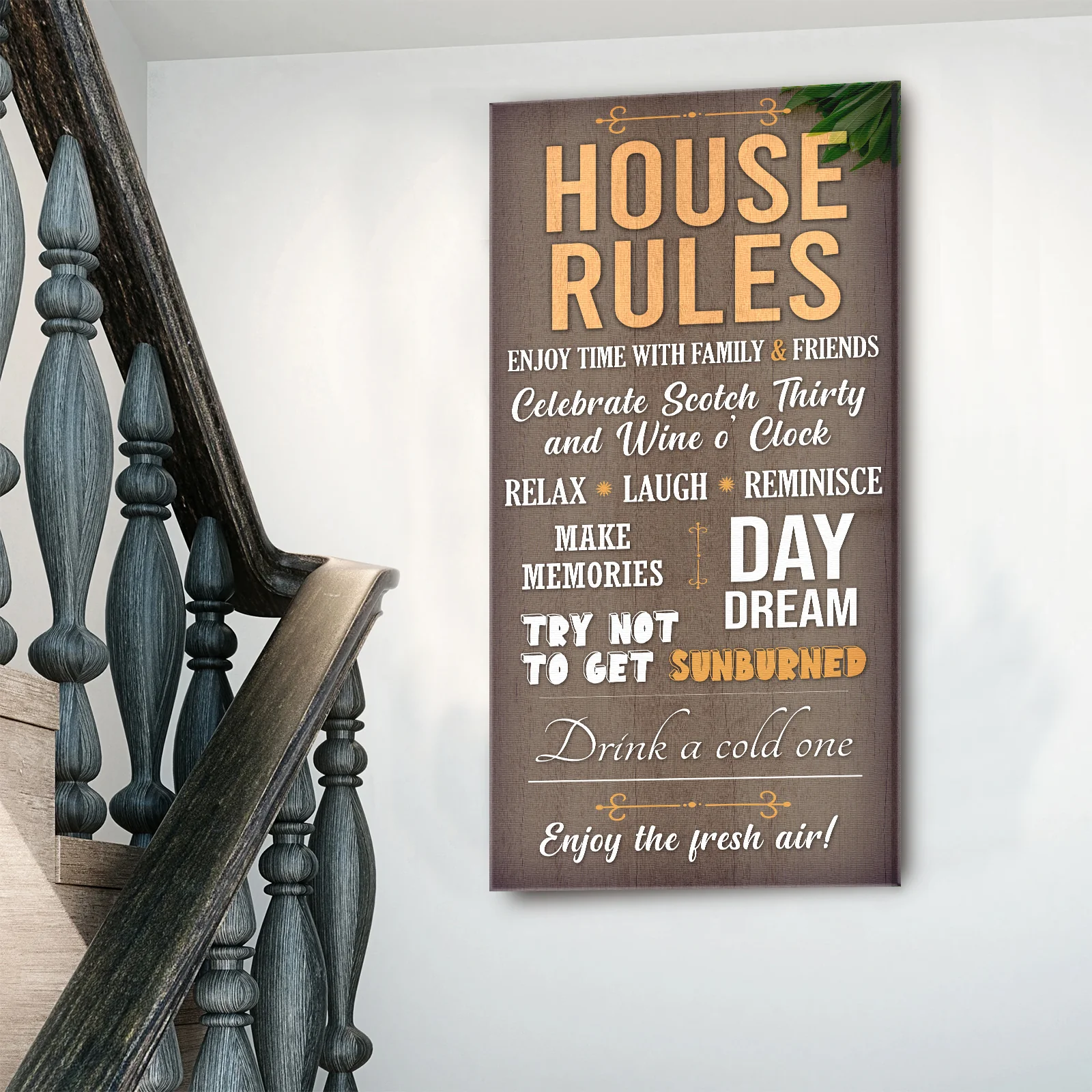 Patio Rules Sign - Image 4