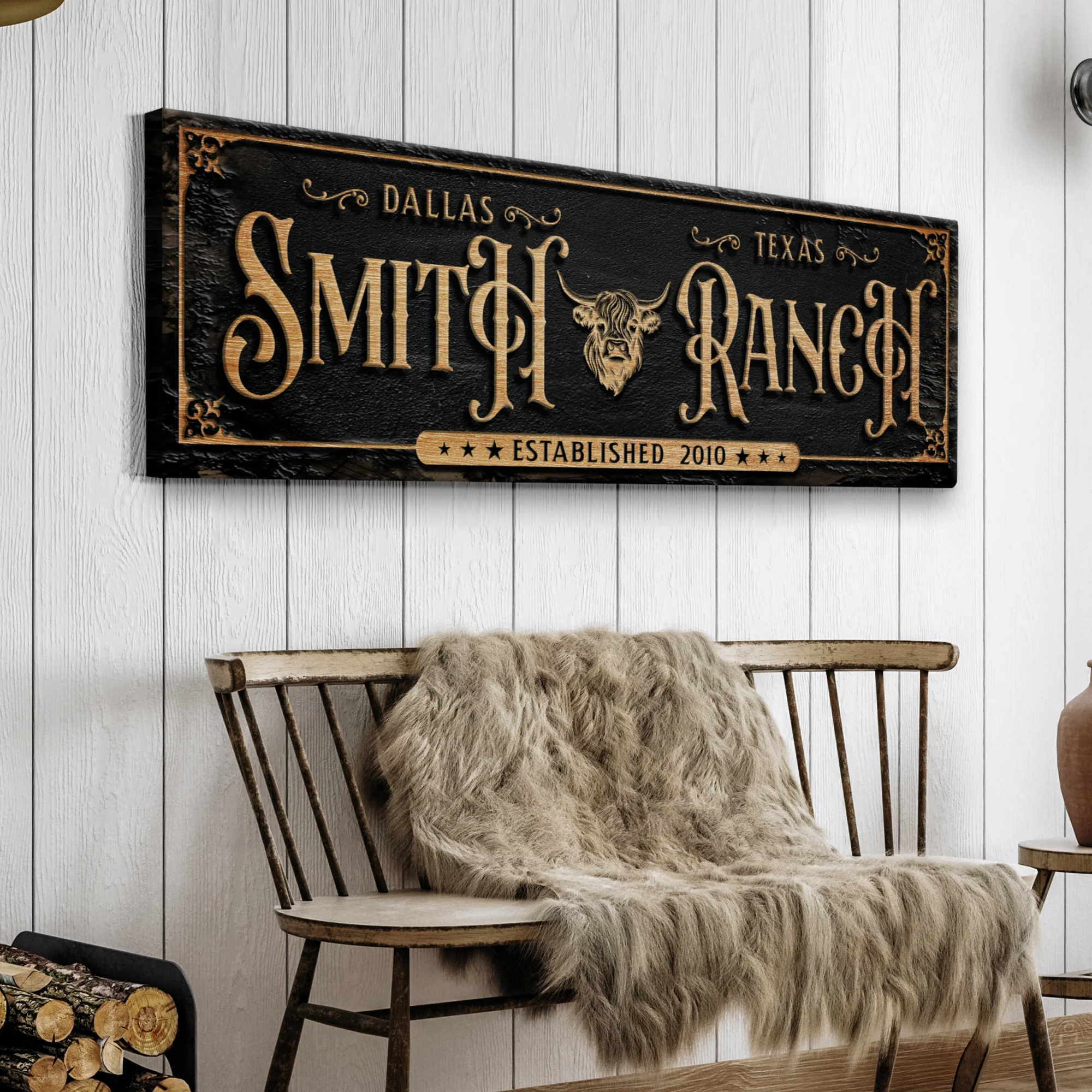 Personalized Cattle Ranch Sign - Image 3